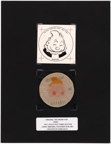 HANS (THE CAPTAIN AND THE KIDS) 1946 KELLOGG'S PEP PIN ORIGINAL ART.