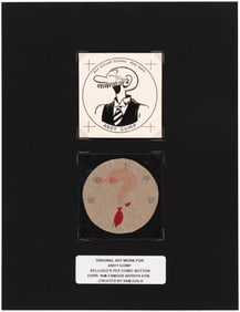 ANDY GUMP (THE GUMPS) 1946 KELLOGG'S PEP PIN ORIGINAL ART.