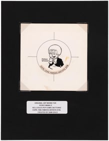 PERRY WINKLE (WINNIE WINKLE) 1945 KELLOGG'S PEP PIN ORIGINAL ART.