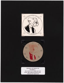 RIP WINKLE (WINNIE WINKLE) 1946 KELLOGG'S PEP PIN ORIGINAL ART.