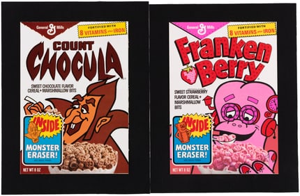 GENERAL MILLS MONSTERS 1973 PREMIUM "MONSTER ERASER" LOT.