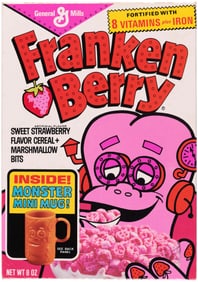 GENERAL MILLS MONSTERS 1970s "MONSTER MINI MUG" PREMIUM LOT.