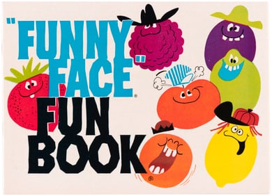 PILLSBURY 1965 "FUNNY FACE FUN BOOK" & RARE 1968 ORDER FORM.