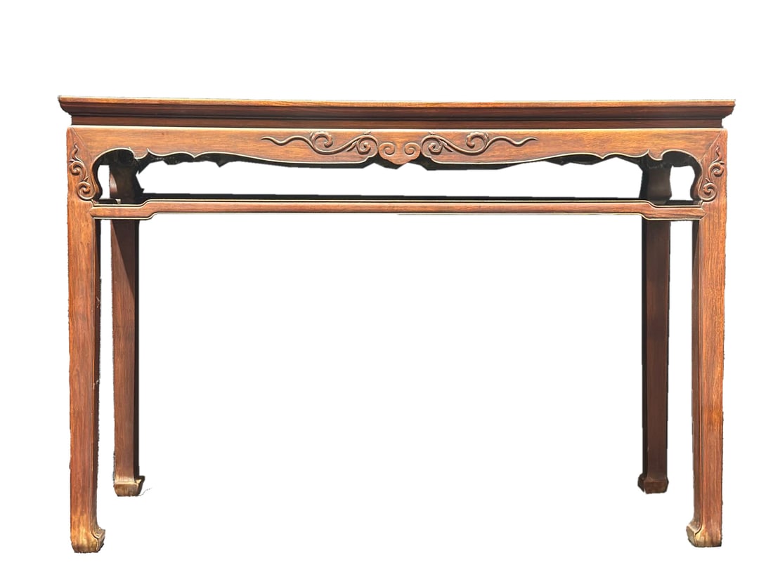 Huanghuali tea table from the Qing Dynasty: Huanghuali tea table from the Qing DynastyH80cm W80cm