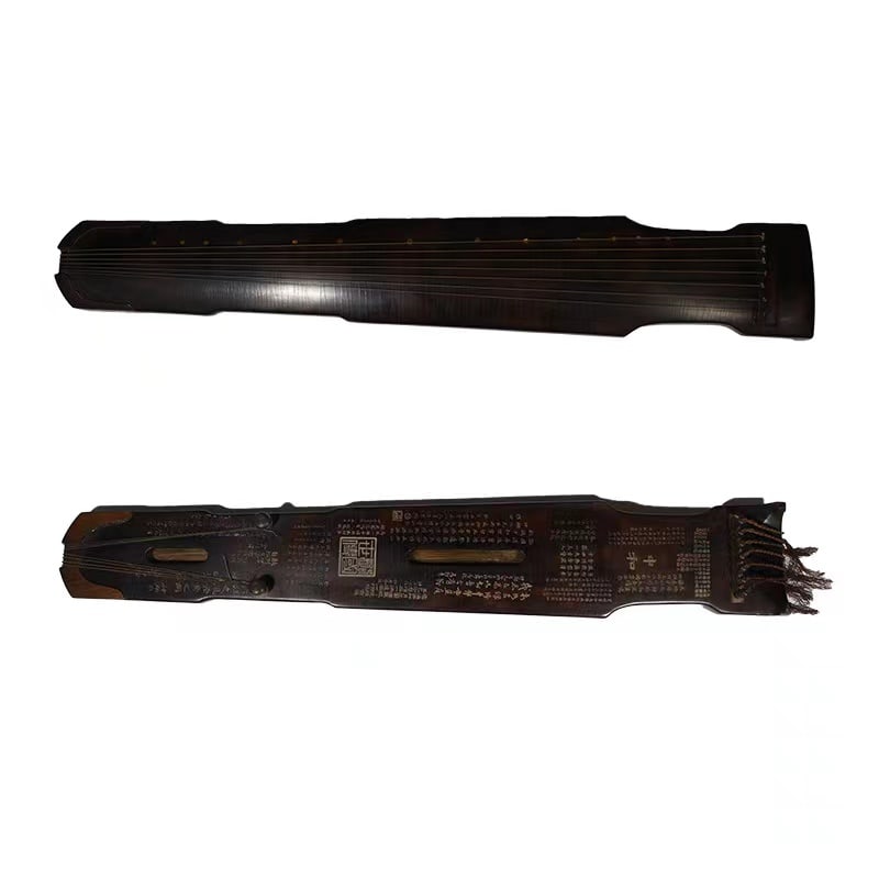 Qing Dynasty wooden guqin: Qing Dynasty wooden guqinL122cm W21cm
