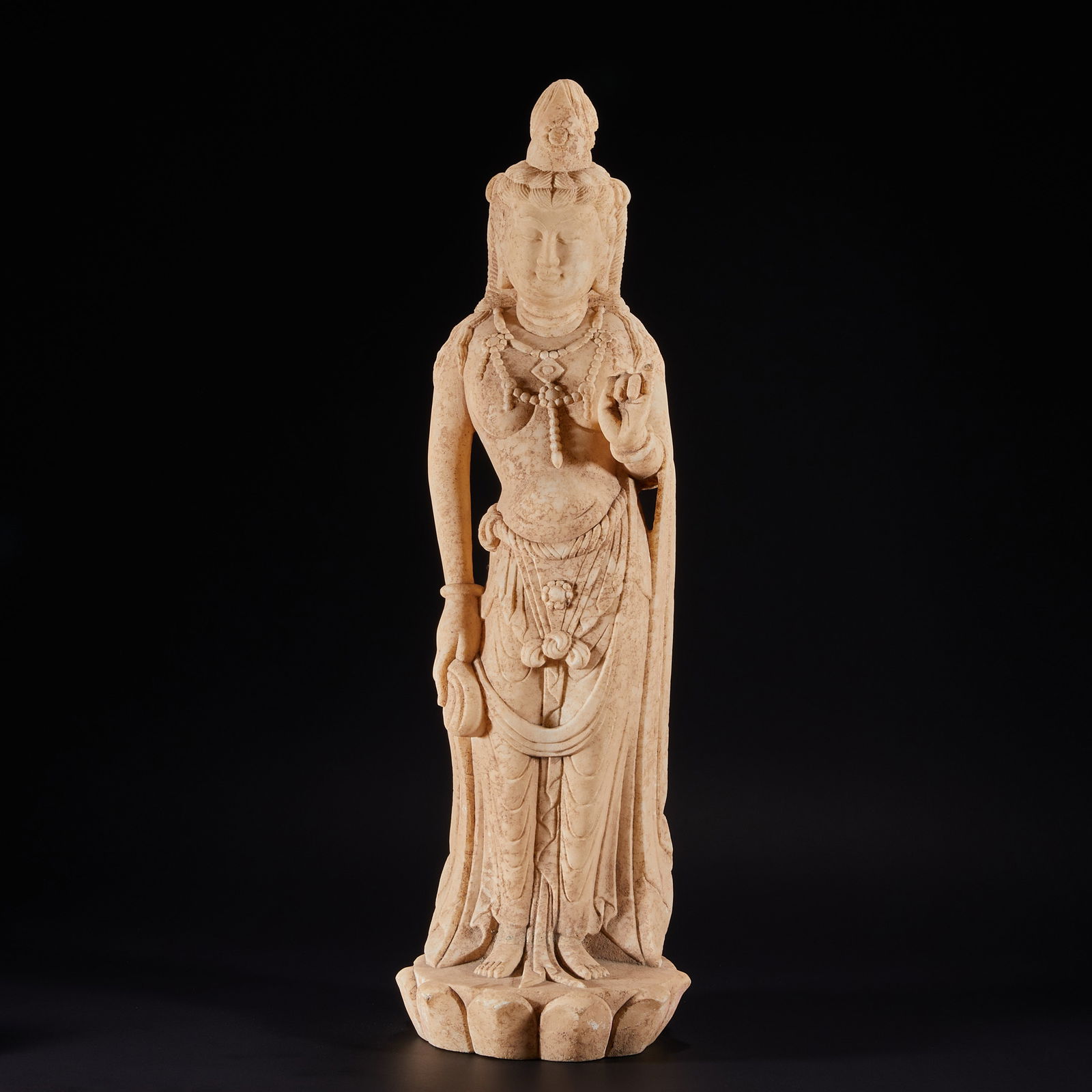 Stone standing Buddha statues before the Ming Dynasty (1 of 15)