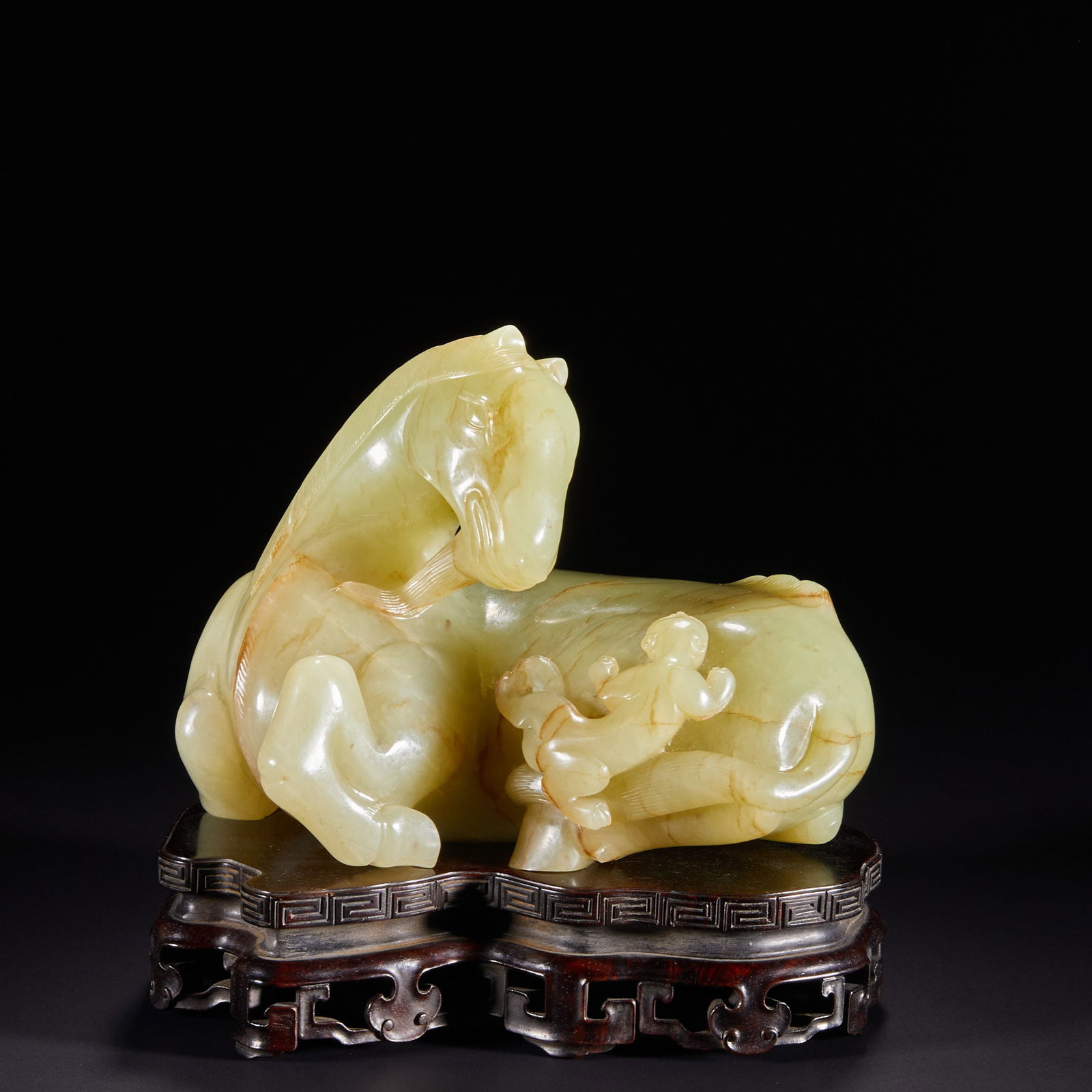Qing Dynasty Hetian Jade Camel Ornament (1 of 12)