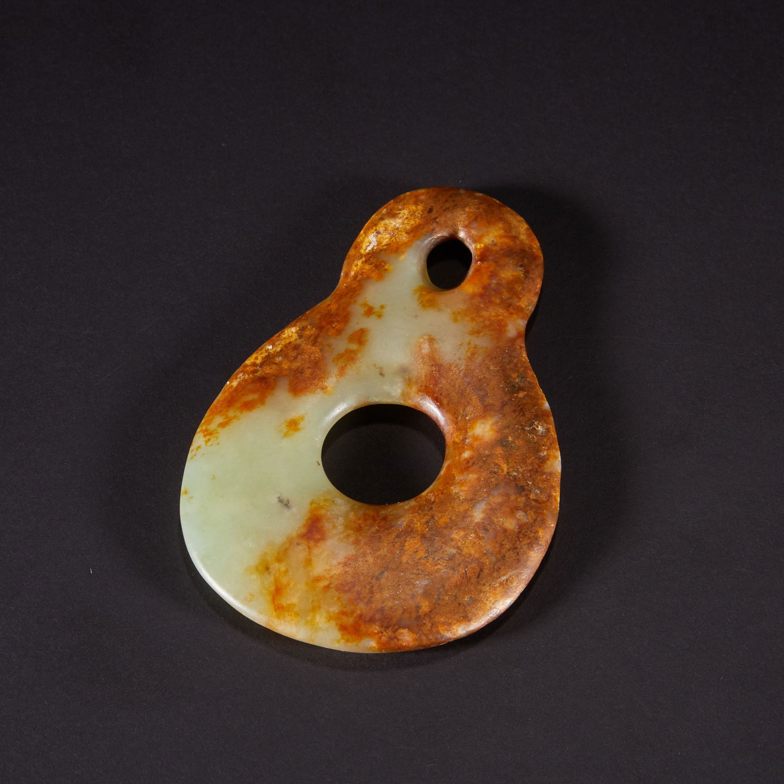 Eight-character jade disc from the Hongshan Culture before the Ming Dynasty (1 of 7)