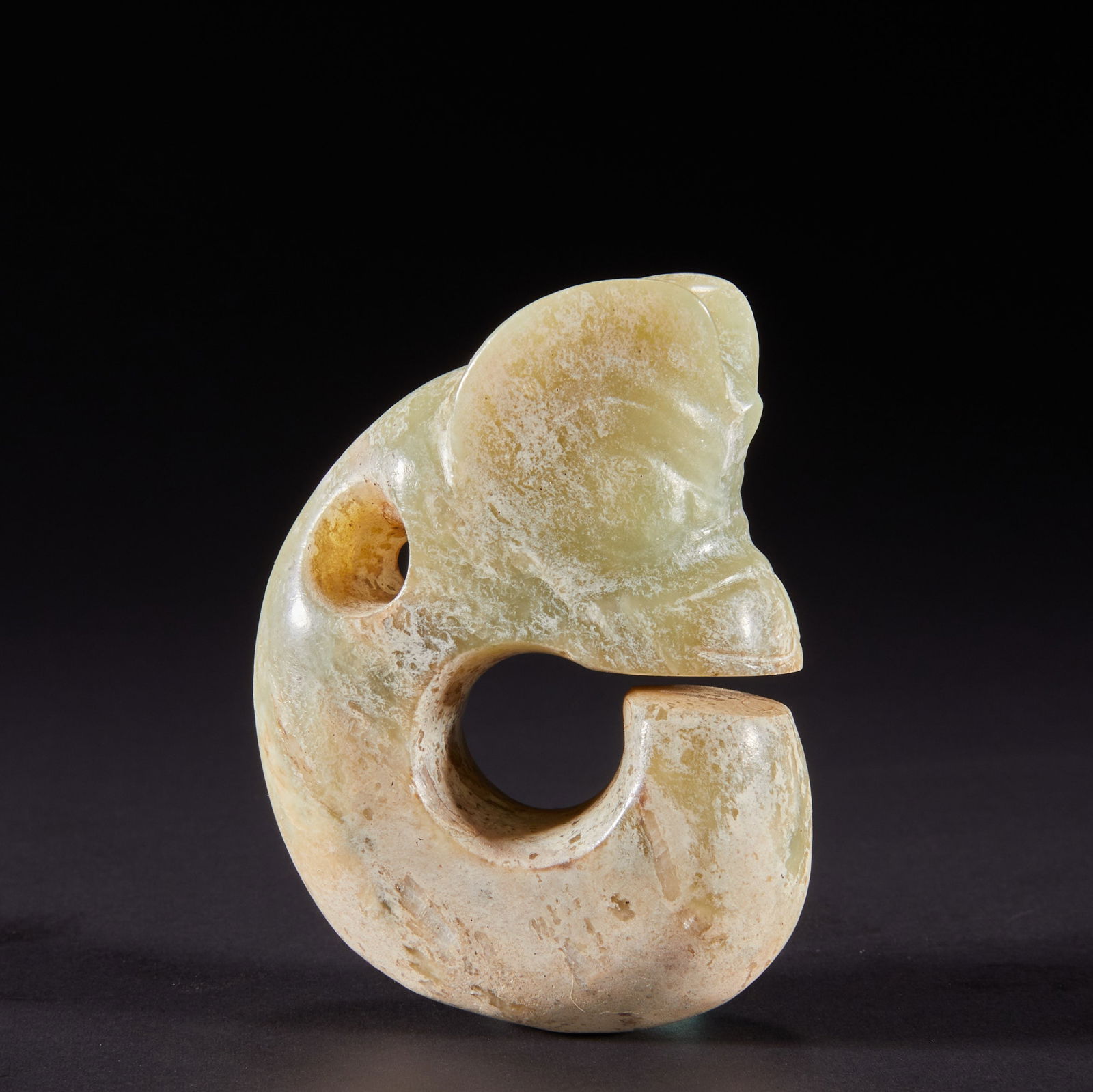 Jade Pig Dragon of Hongshan Culture before the Ming Dynasty (1 of 8)