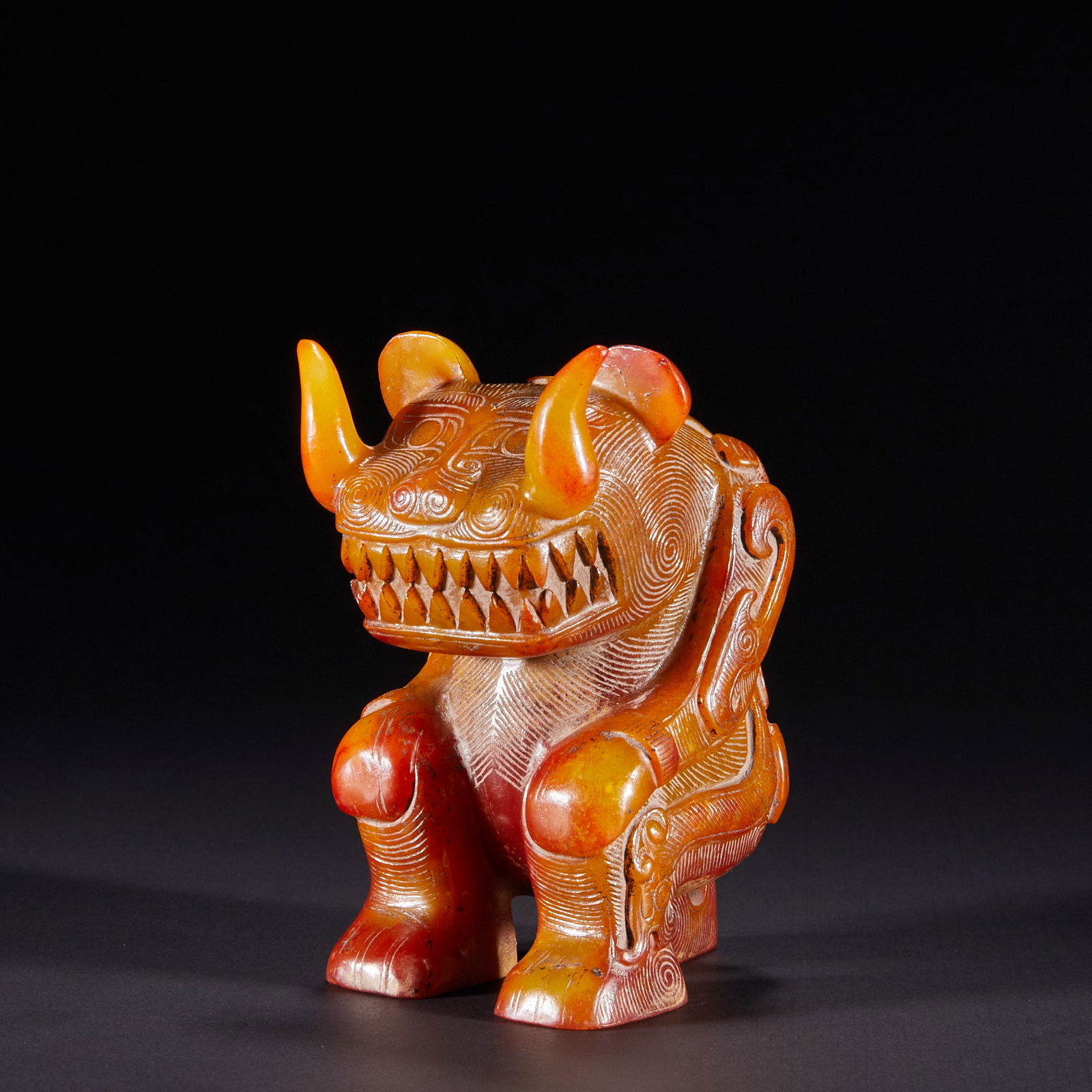 Jade Beasts from Hetian before the Ming Dynasty (1 of 9)