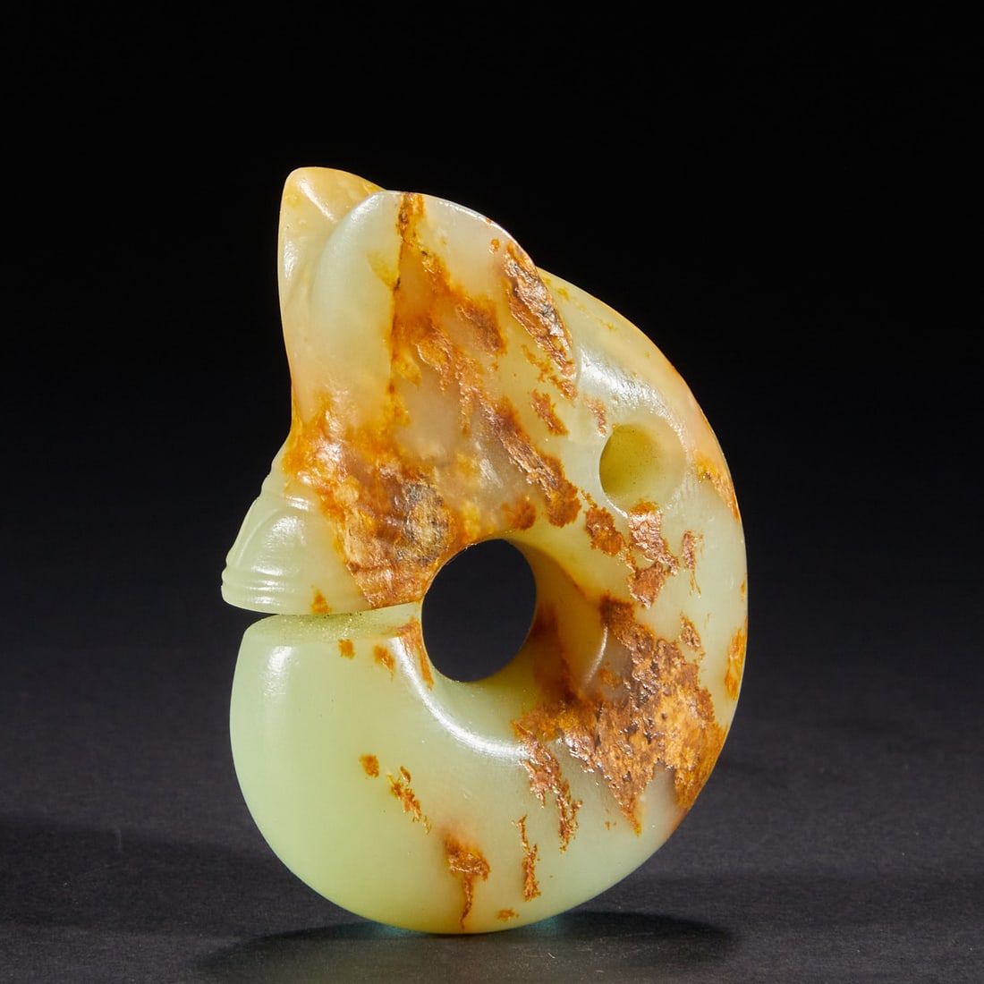 Jade Pig Dragon of Hongshan Culture before the Ming Dynasty (1 of 9)