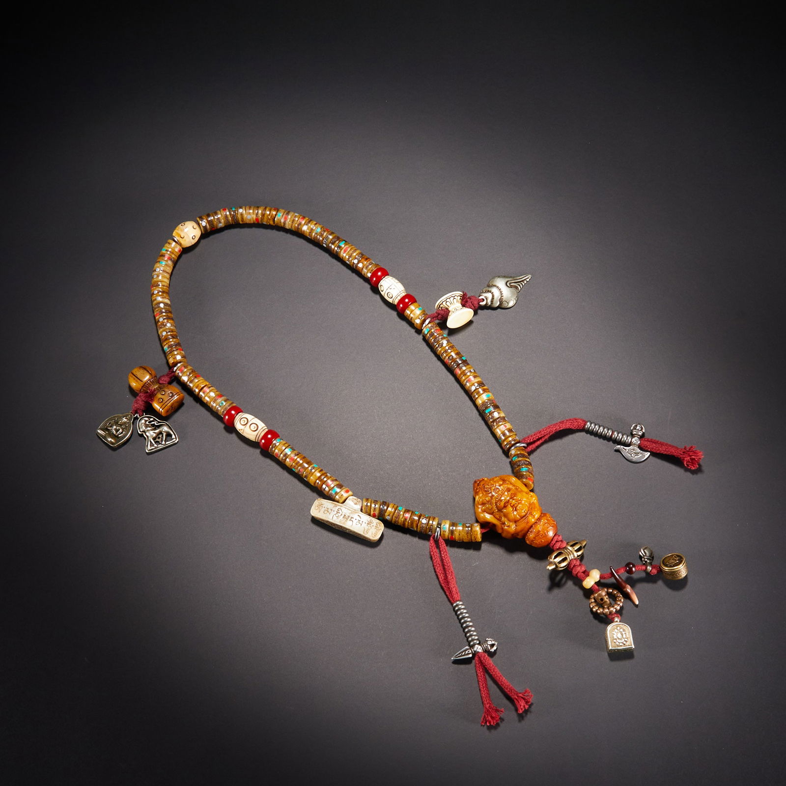 Qing Dynasty Gaba La Necklace (1 of 14)