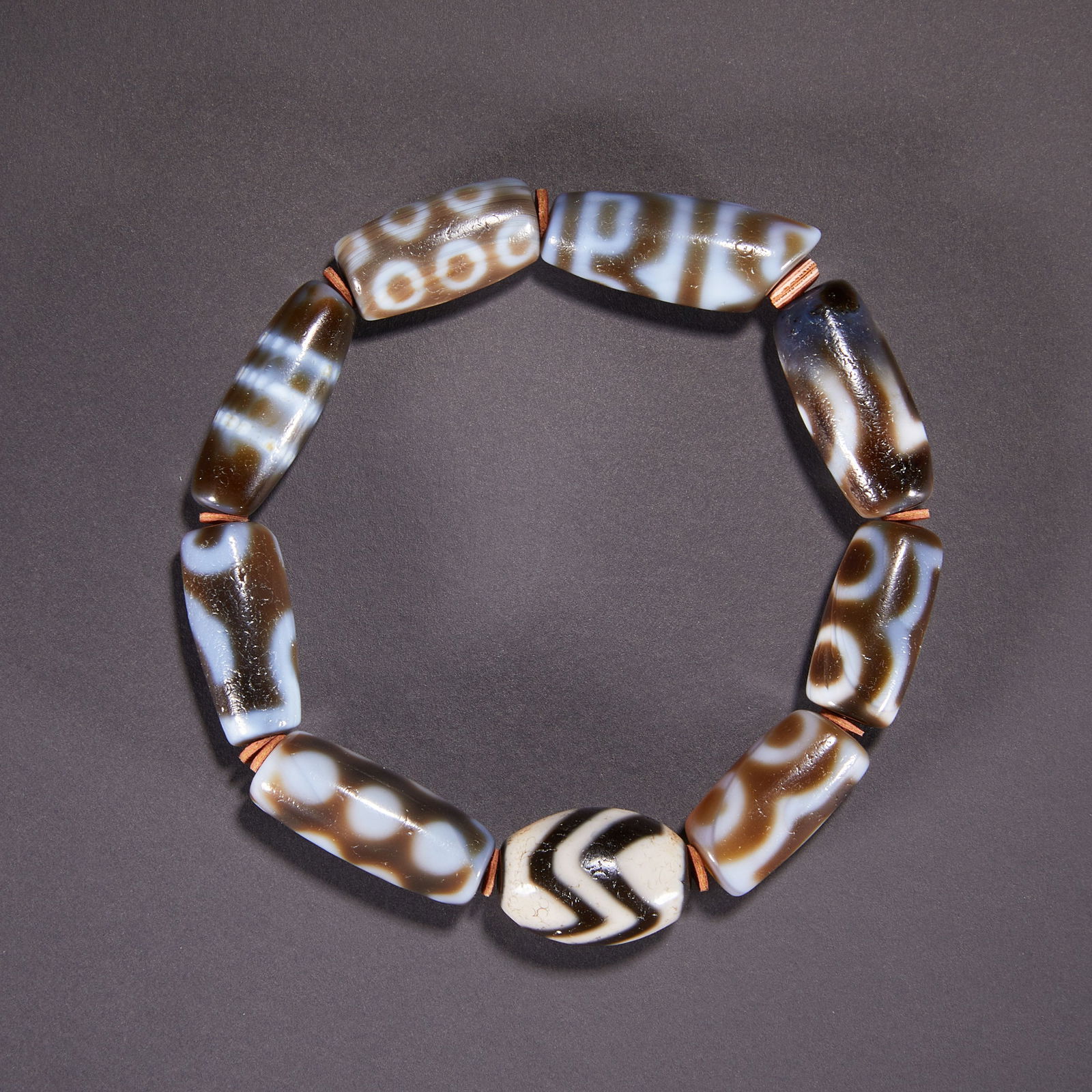 Dzi bead bracelets from before the Ming Dynasty (1 of 6)