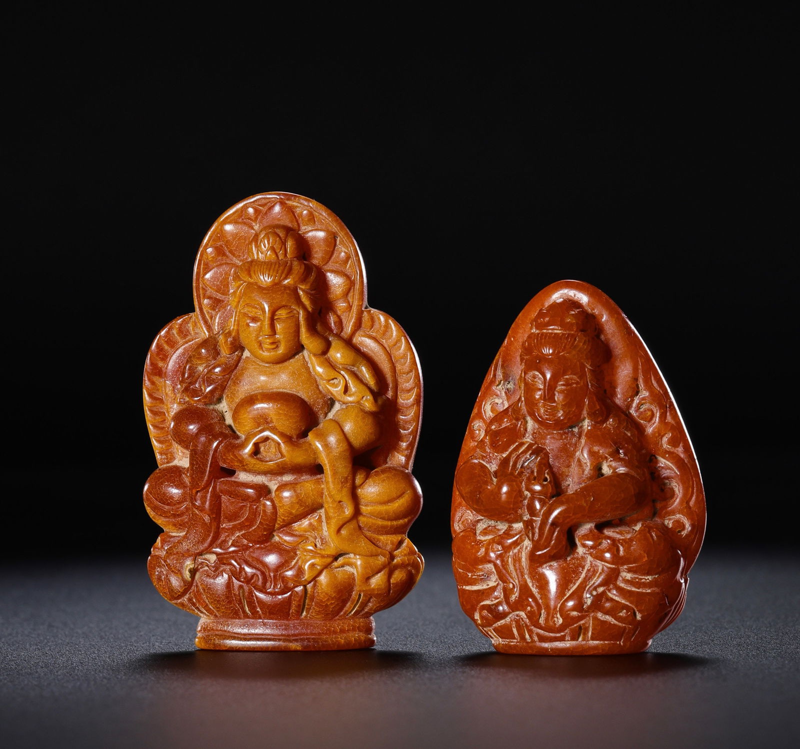 Amber Buddha statues before the Ming Dynasty (1 of 4)