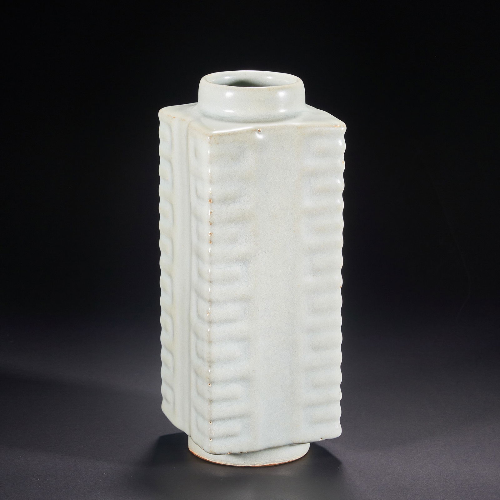 Qing Dynasty Imperial Kiln Square Vase (1 of 9)