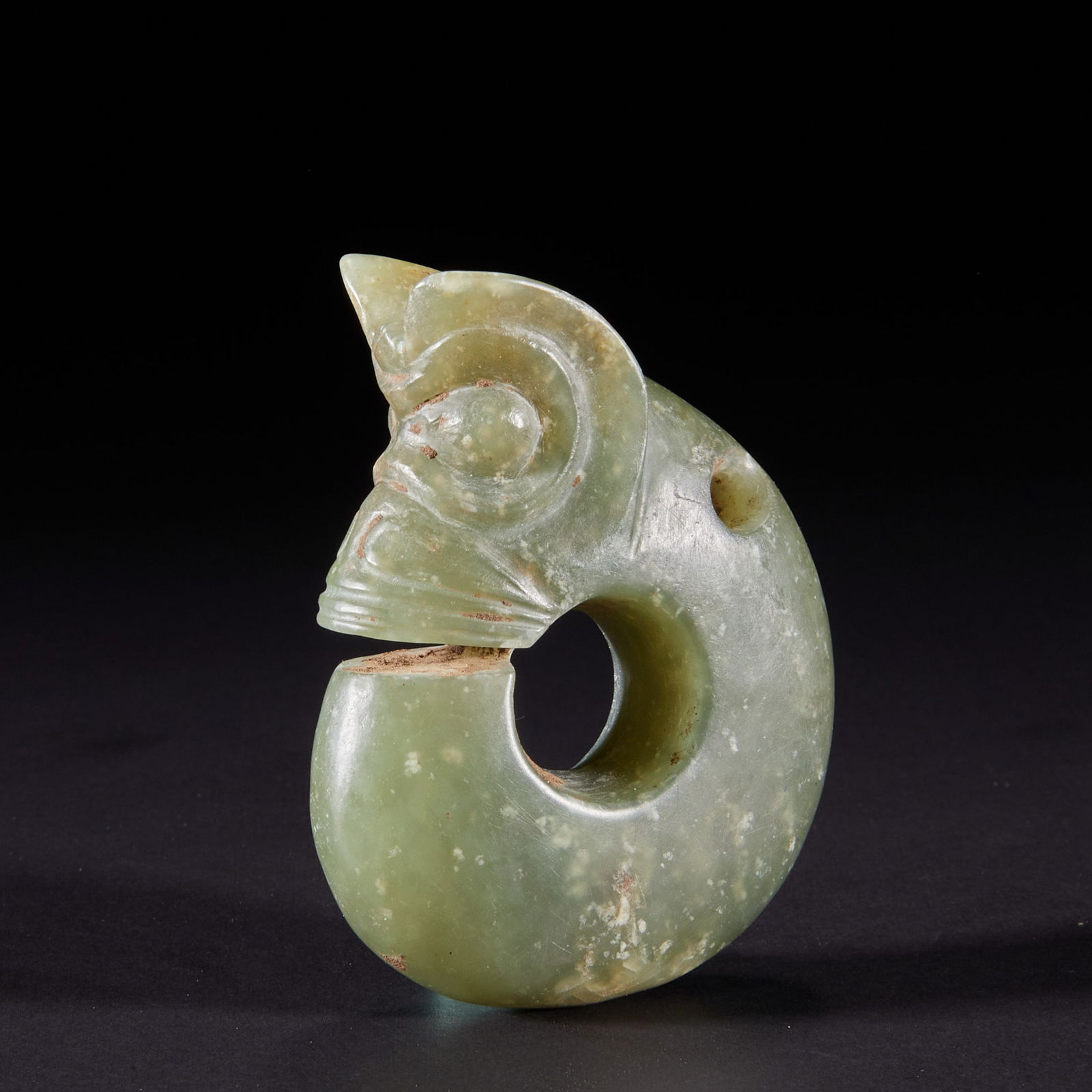 Jade Pig Dragon of Hongshan Culture before the Ming Dynasty (1 of 9)