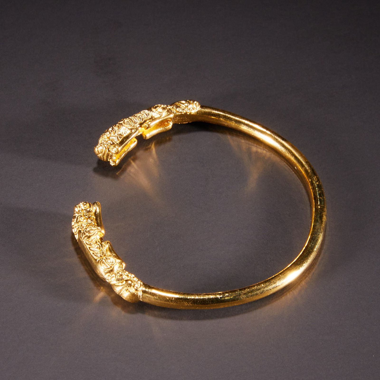 Gilded Bracelet with Animal Design from the Ming Dynasty (1 of 8)