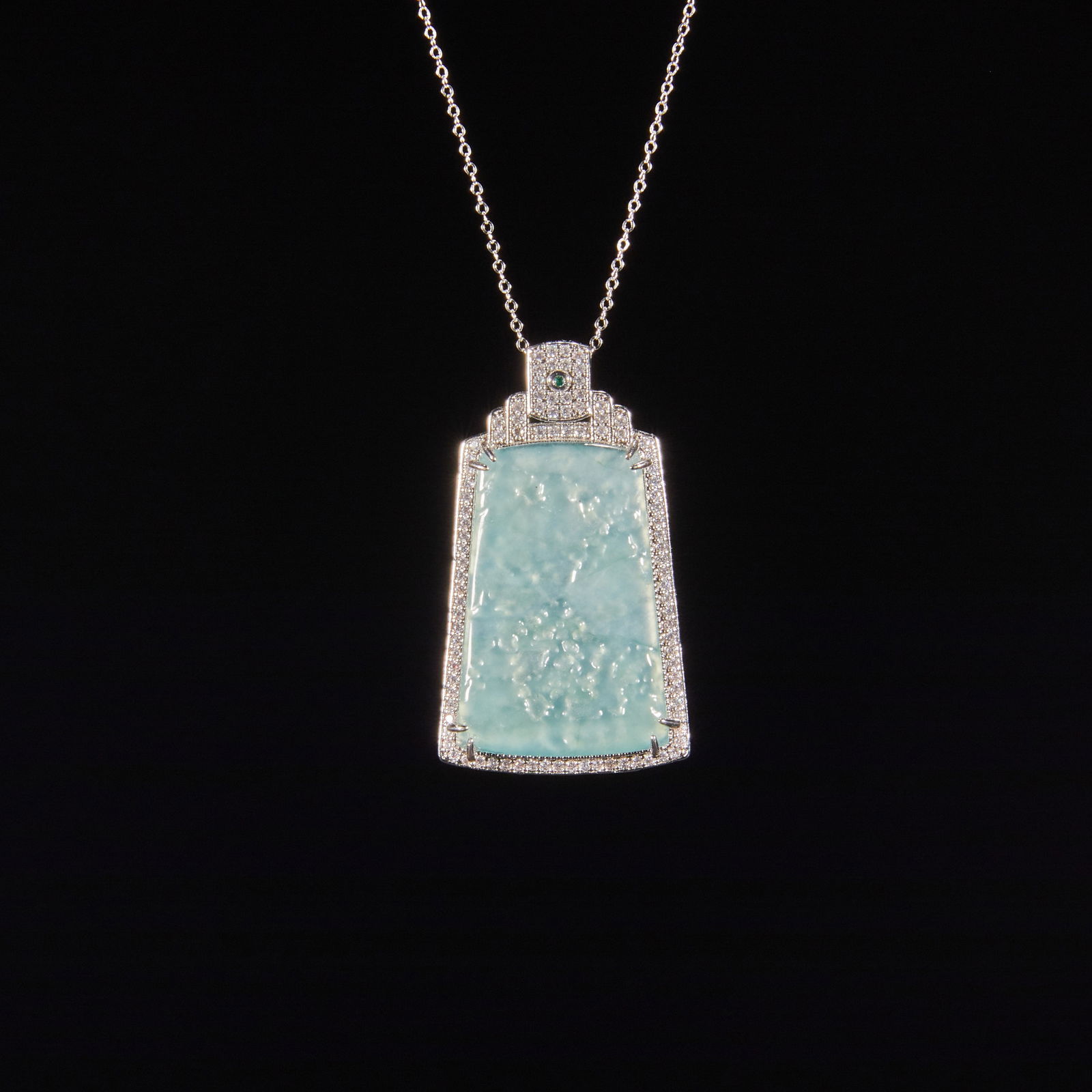 Qing Dynasty Jadeite Necklace (1 of 5)