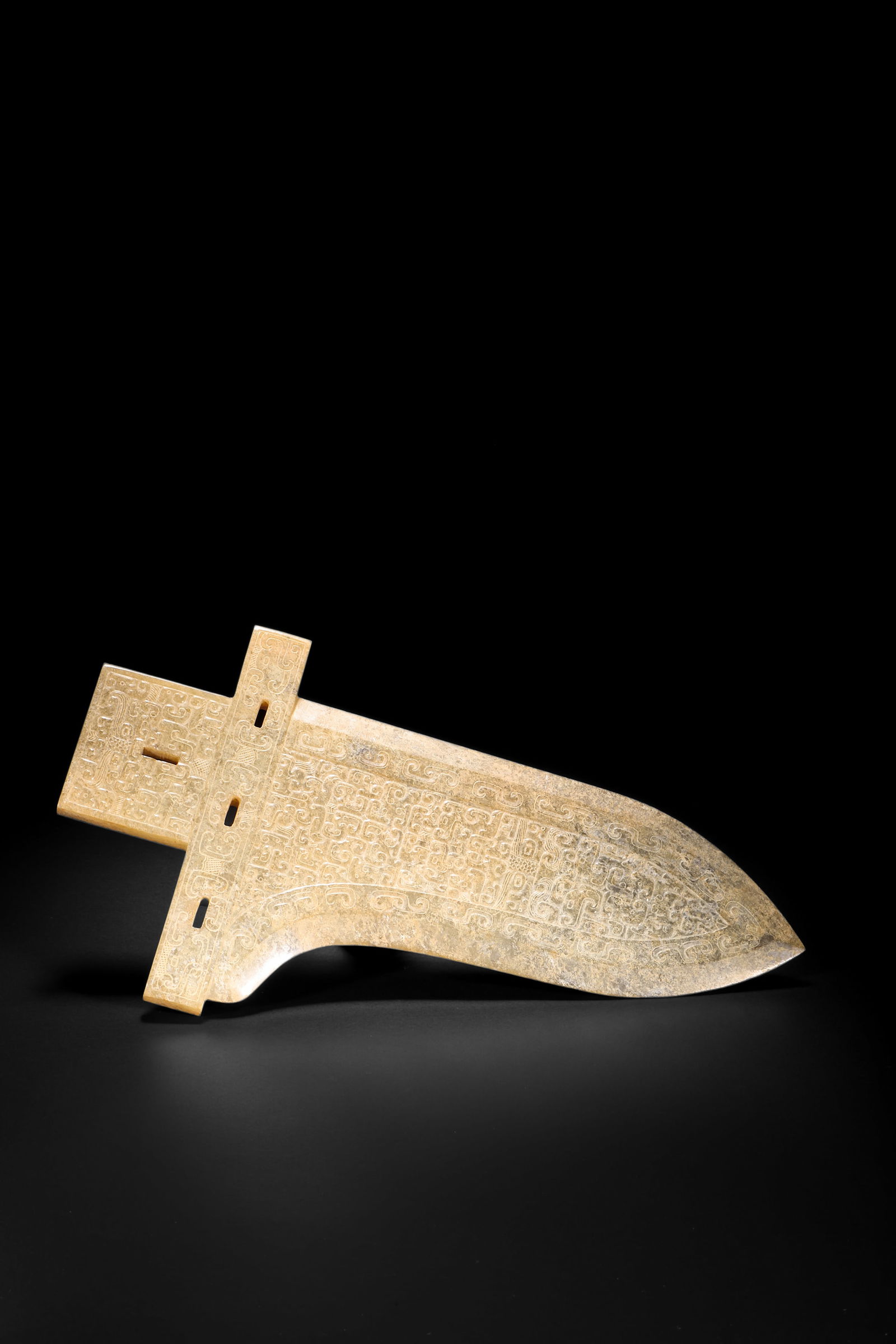 Han Dynasty Hetian Jade Ge (1 of 12)