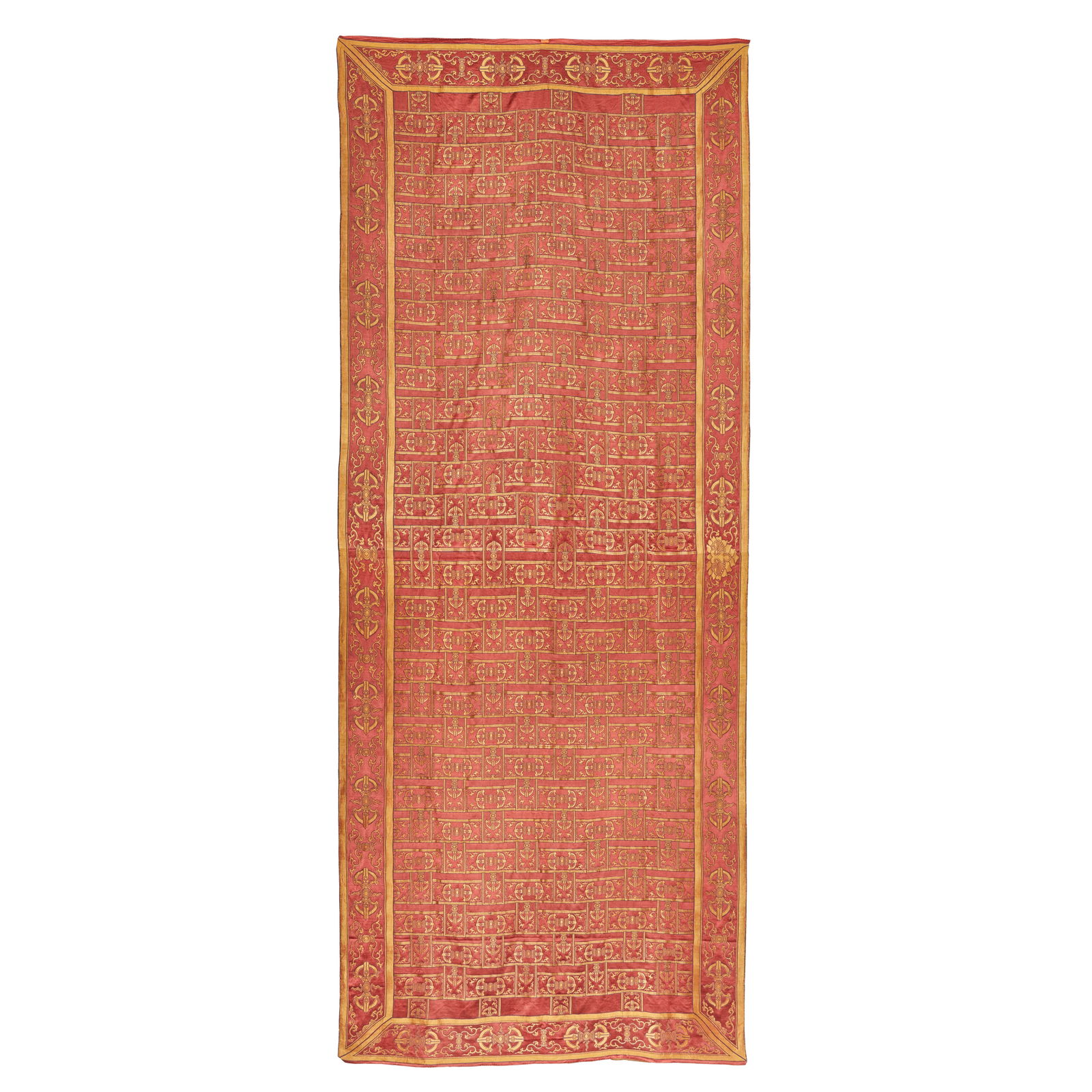 Scriptures on a Qing Dynasty Brocade Kasaya (1 of 9)