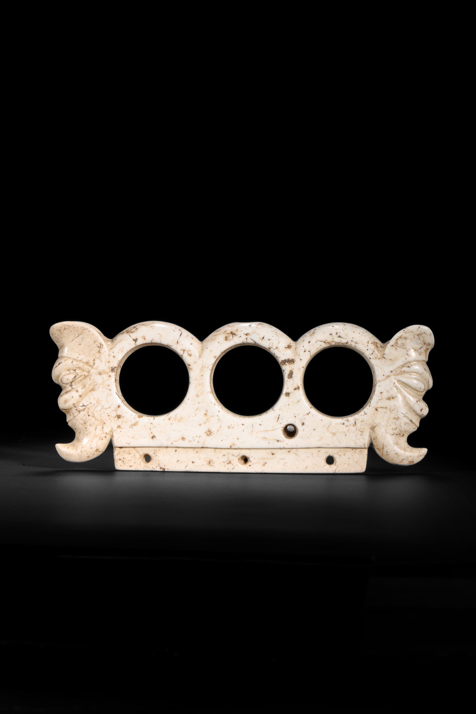 Hongshan Culture Chicken Bone White Hand Holding (1 of 11)