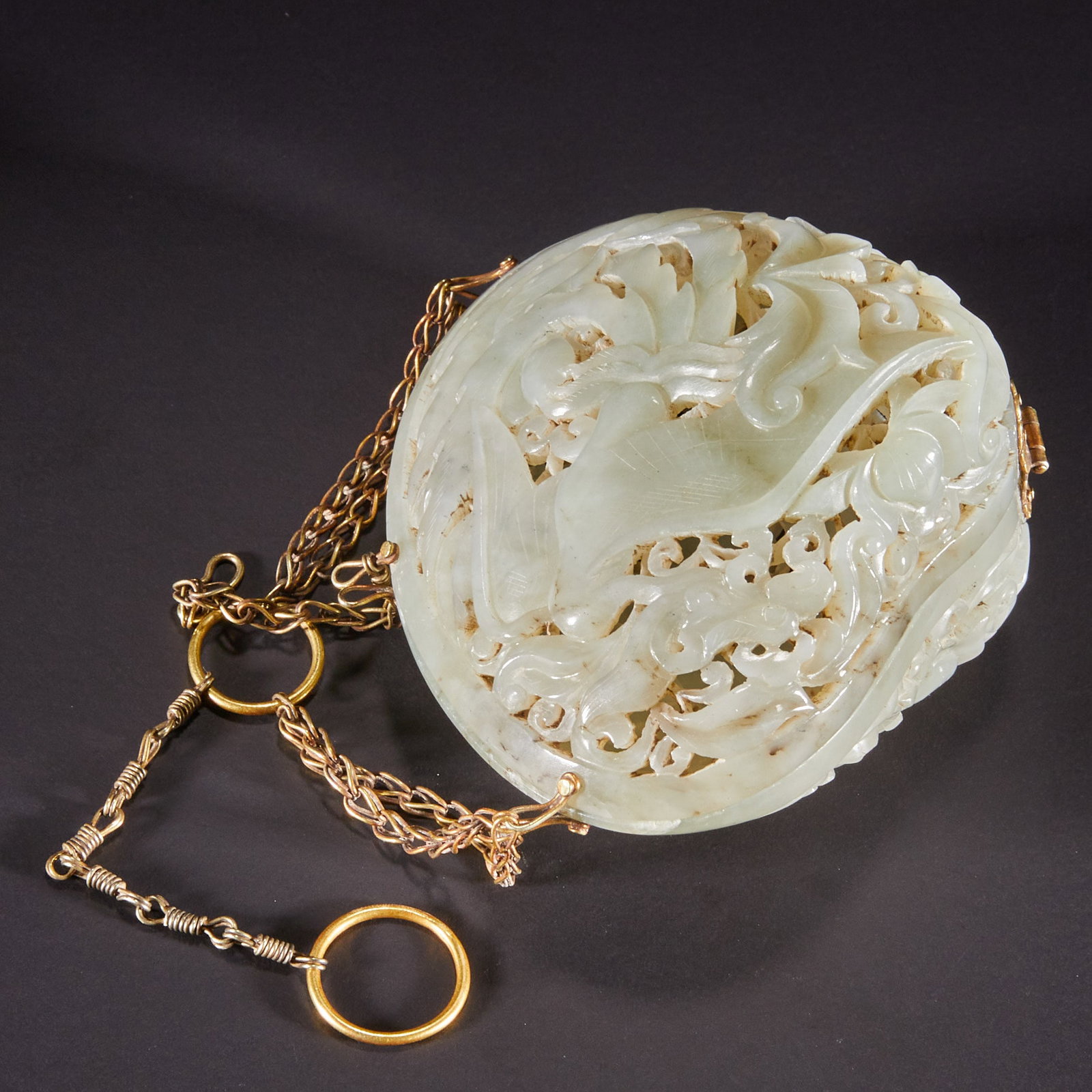 Ming Dynasty Hetian Jade Phoenix Sachet (1 of 7)
