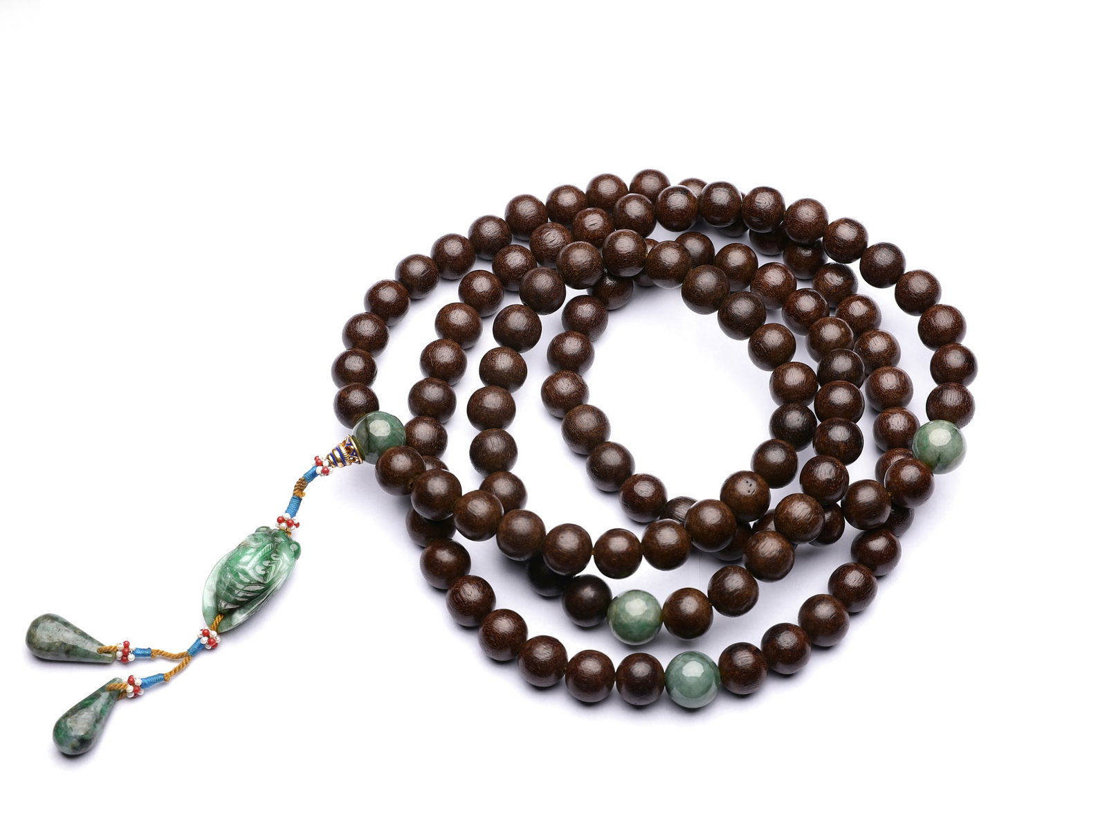 108-bead agarwood prayer beads from the Qing Dynasty (1 of 6)