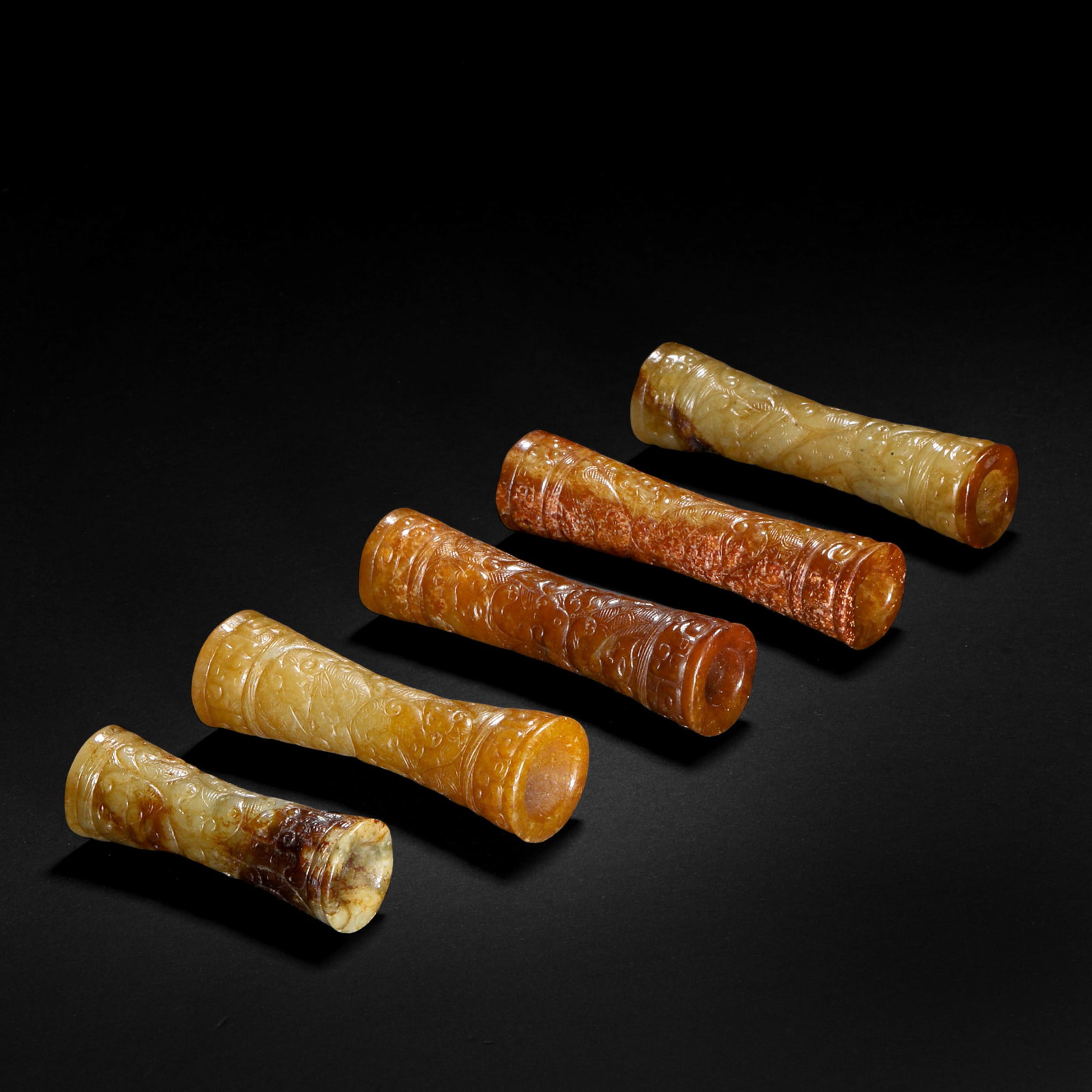 A group of Hetian jade lezi before the Ming Dynasty (1 of 11)