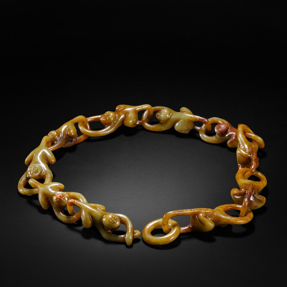 Hetian jade Monkey Moon Fishing before the Ming Dynasty (1 of 12)