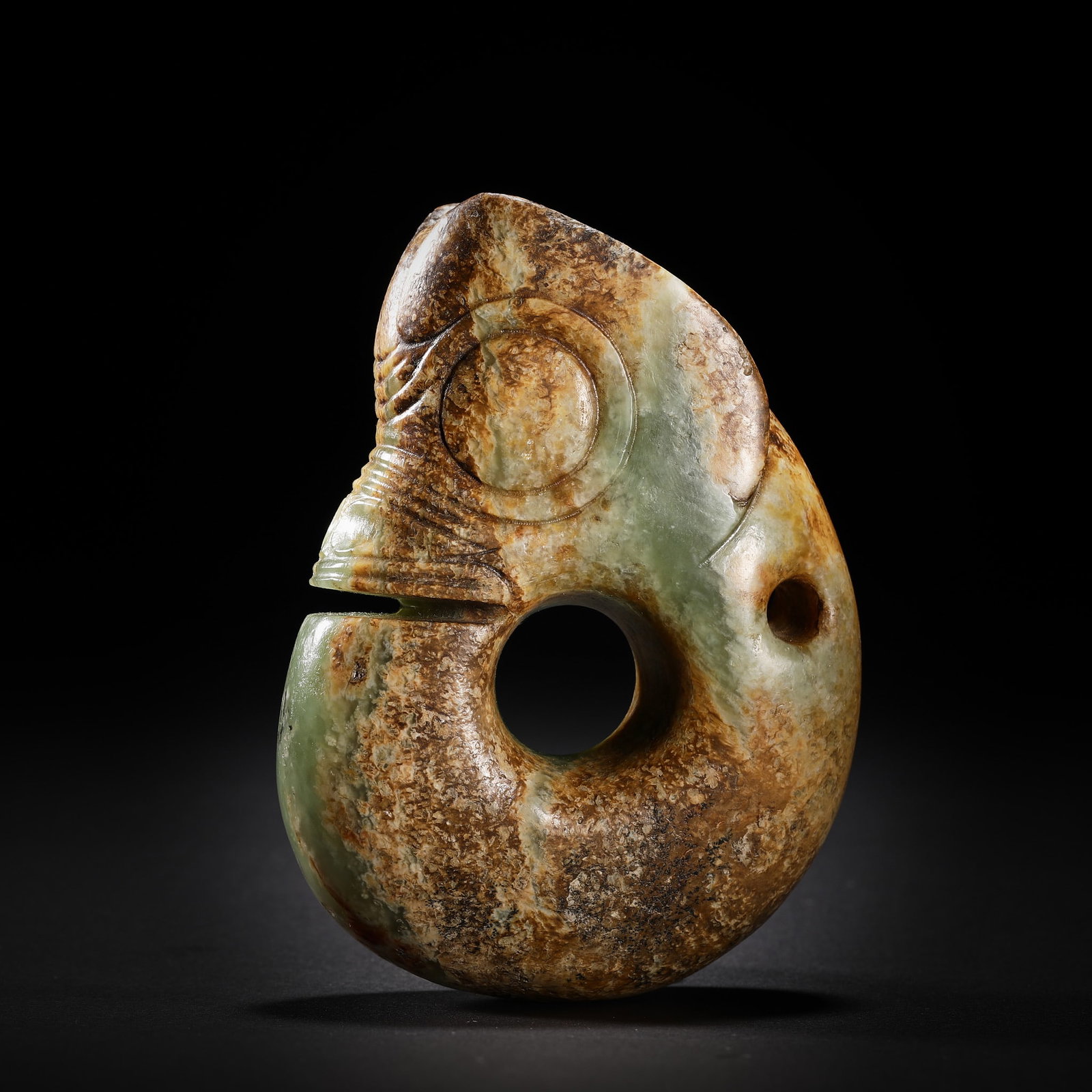 Hongshan Culture Jade Pig-dragon (1 of 9)