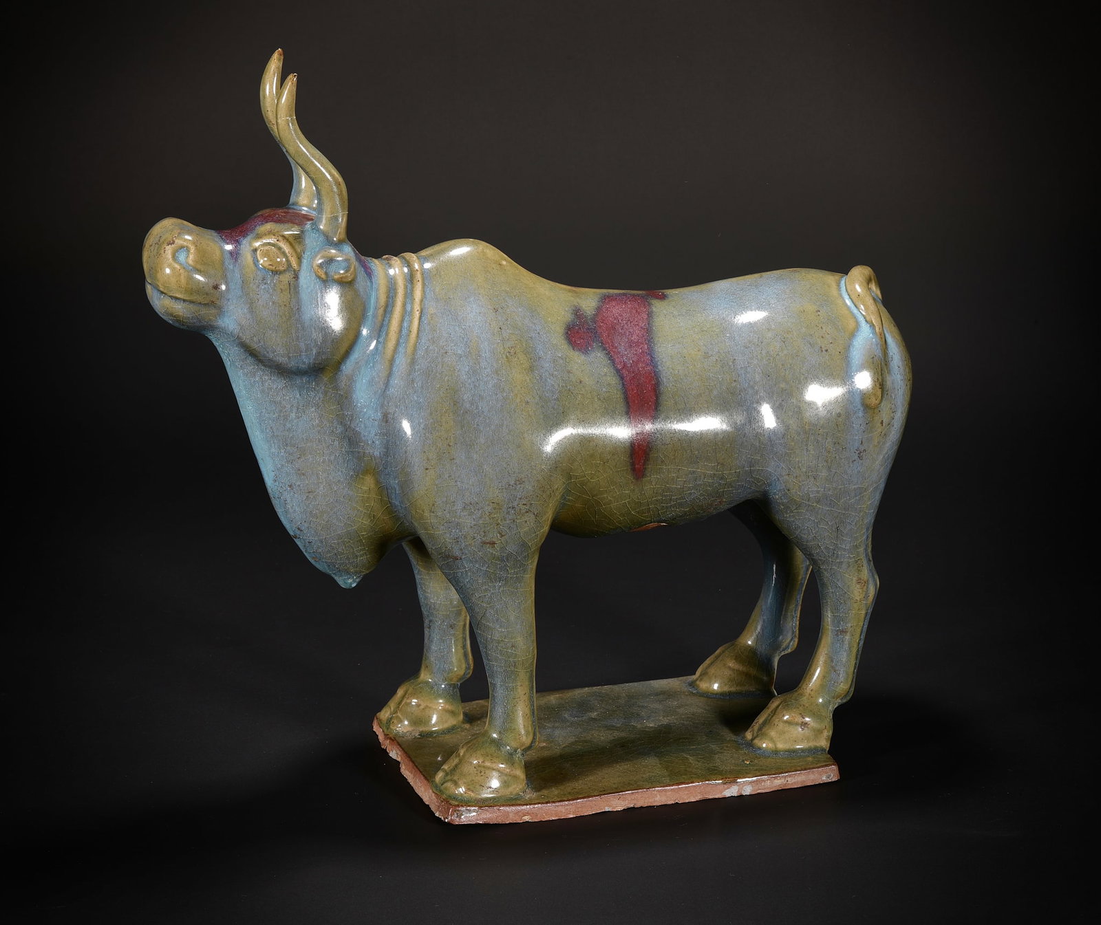 Jun Kiln ox ornaments from before the Ming Dynasty (1 of 14)