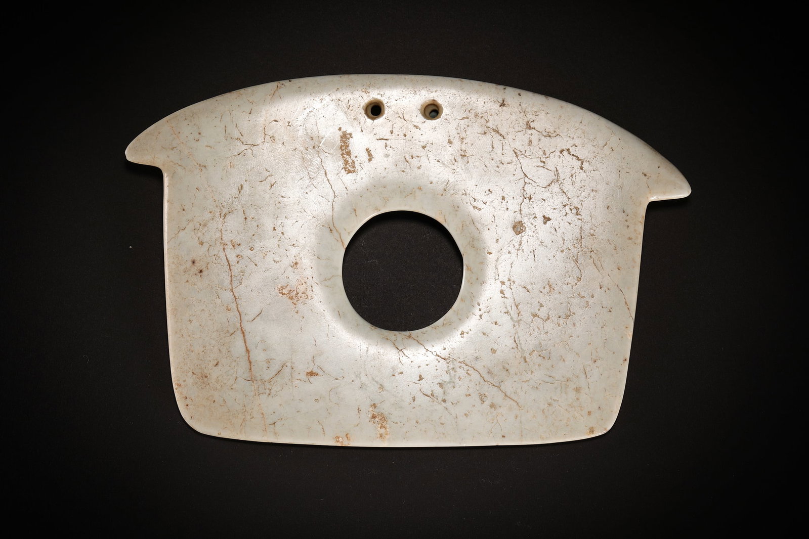 Before the Ming Dynasty, Hetian Jade: H14cm W9cmWeight95g