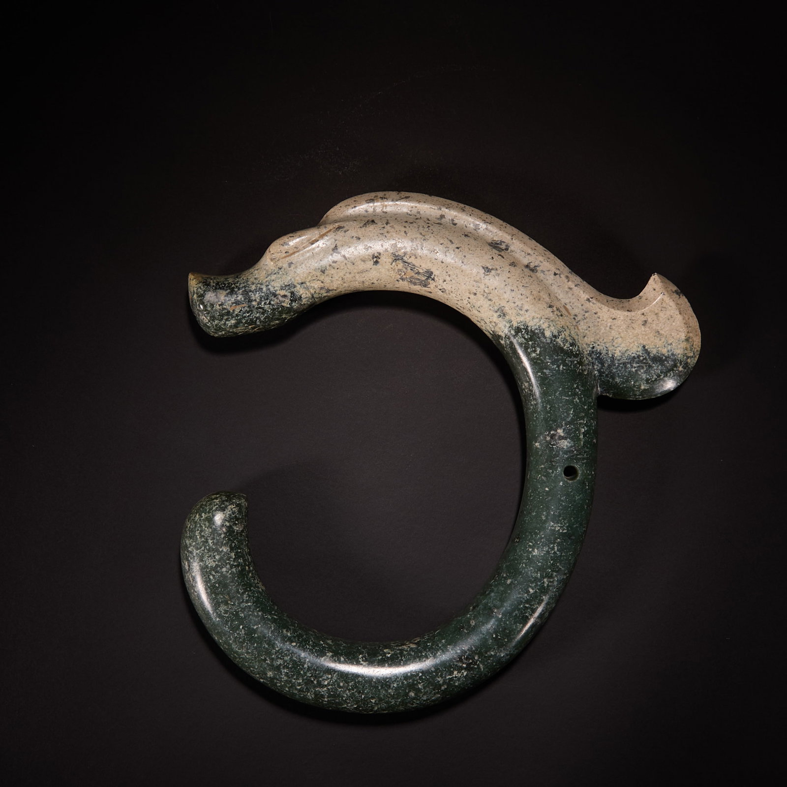 Before the Ming Dynasty Hongshan culture jade C dragon (1 of 9)