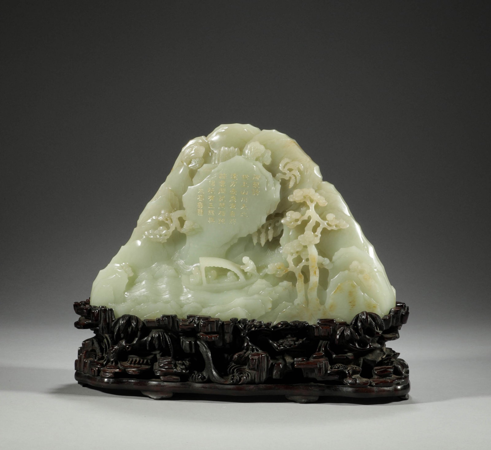 Qing Dynasty, Hetian Jade Character Story Yamanzi (1 of 9)