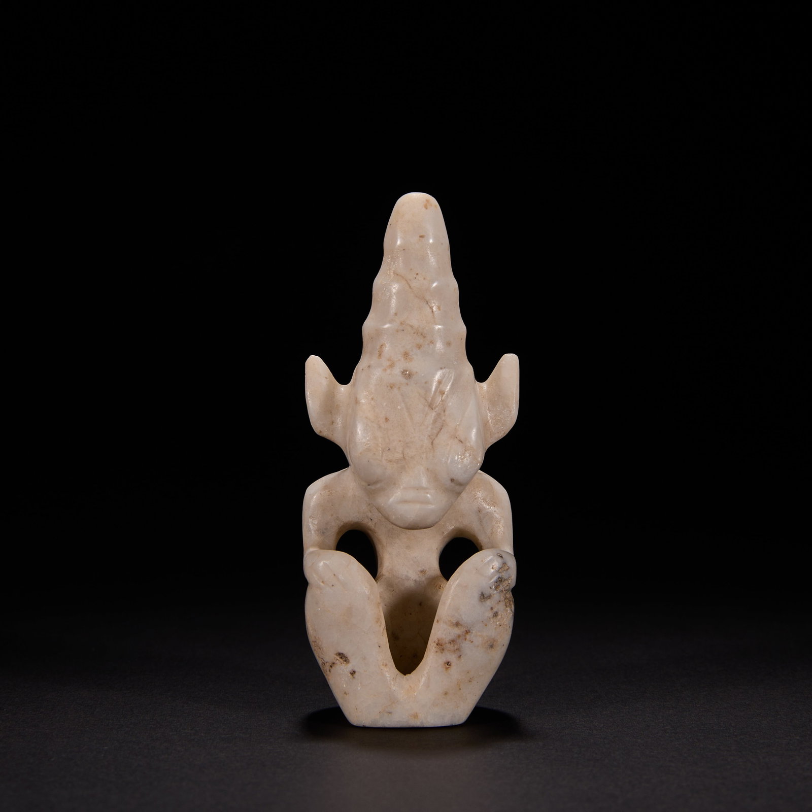 Before the Ming Dynasty Hongshan culture chicken bone white sun god (1 of 6)