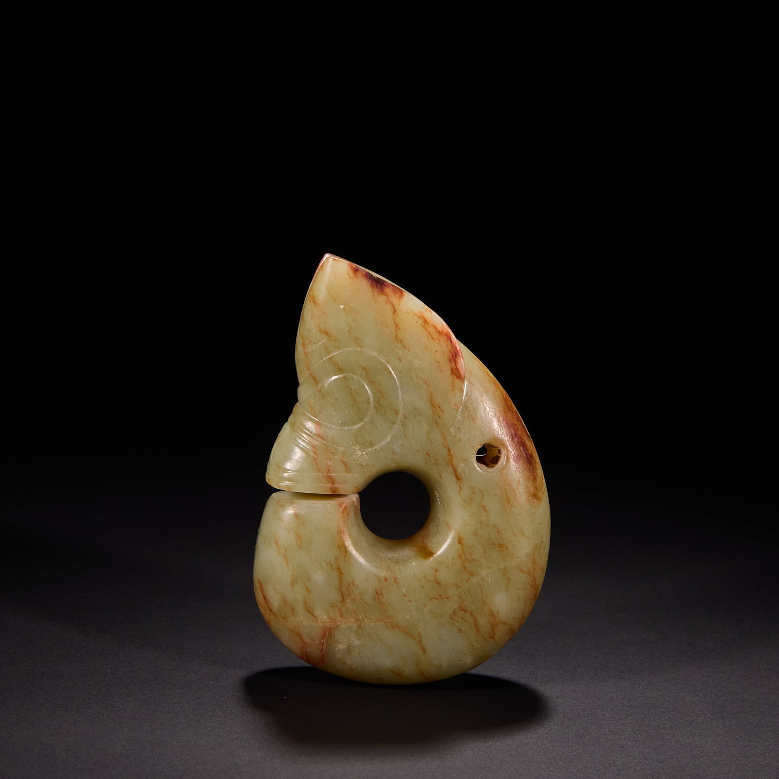 Before the Ming Dynasty Hongshan Culture Jade Pig Dragon (1 of 8)