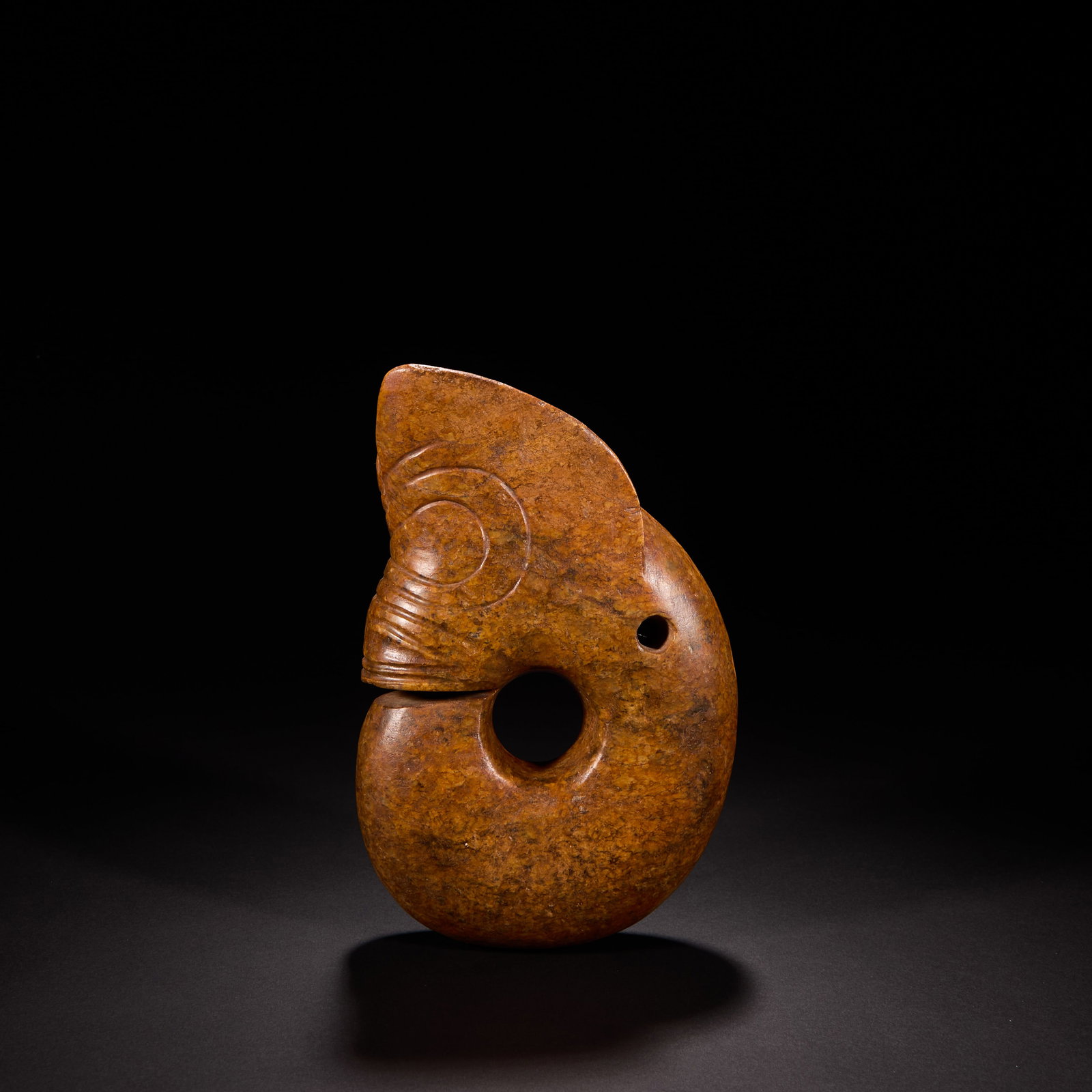Before the Ming Dynasty Hongshan Culture Jade Pig Dragon (1 of 8)