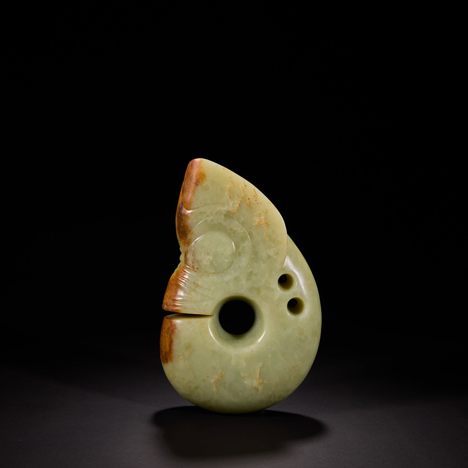 Before the Ming Dynasty Hongshan Culture Jade Pig Dragon (1 of 7)