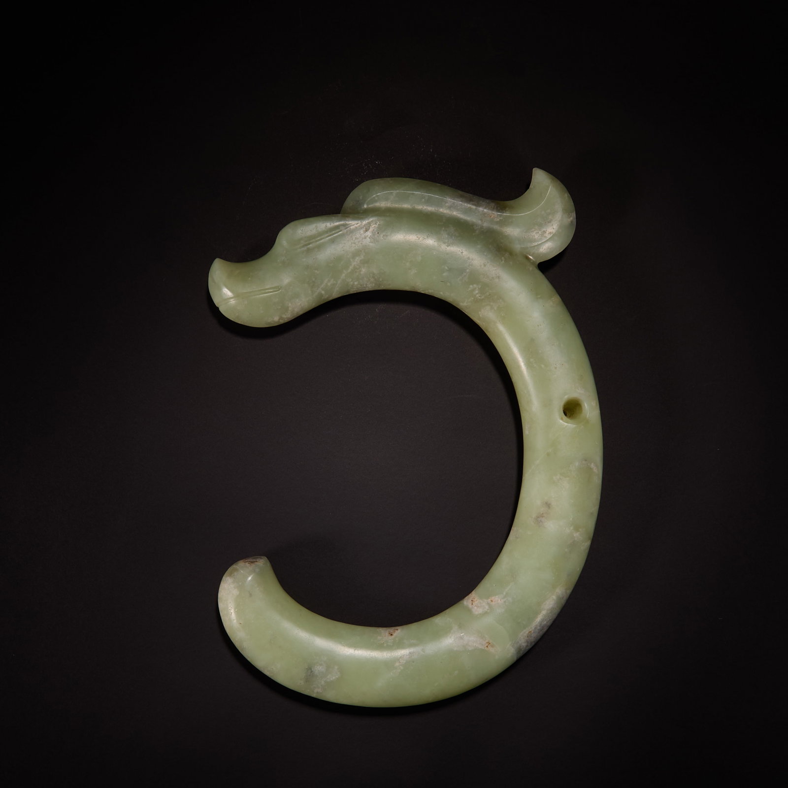 Before the Ming Dynasty Hongshan culture jade C dragon (1 of 9)