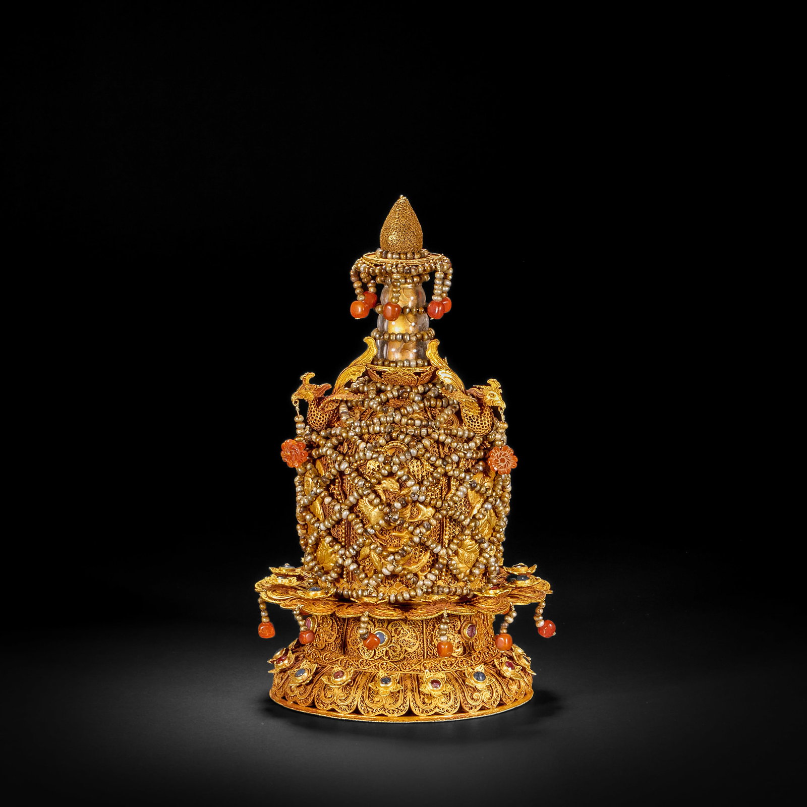 Song Dynasty Golden Filigold Buddha Pagoda (1 of 11)
