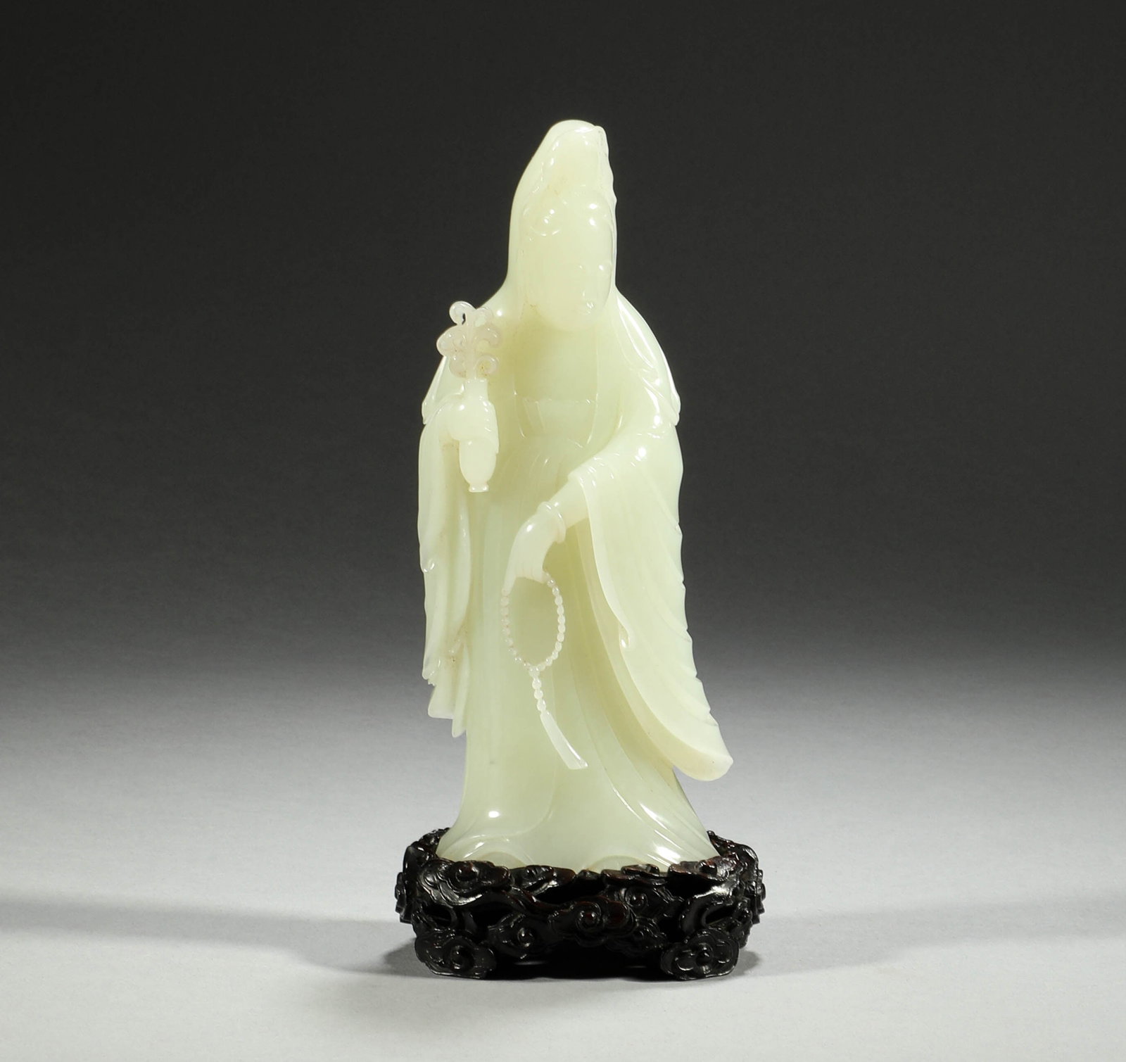 Qing Dynasty, Hetian Jade Guanyin Statues (1 of 6)