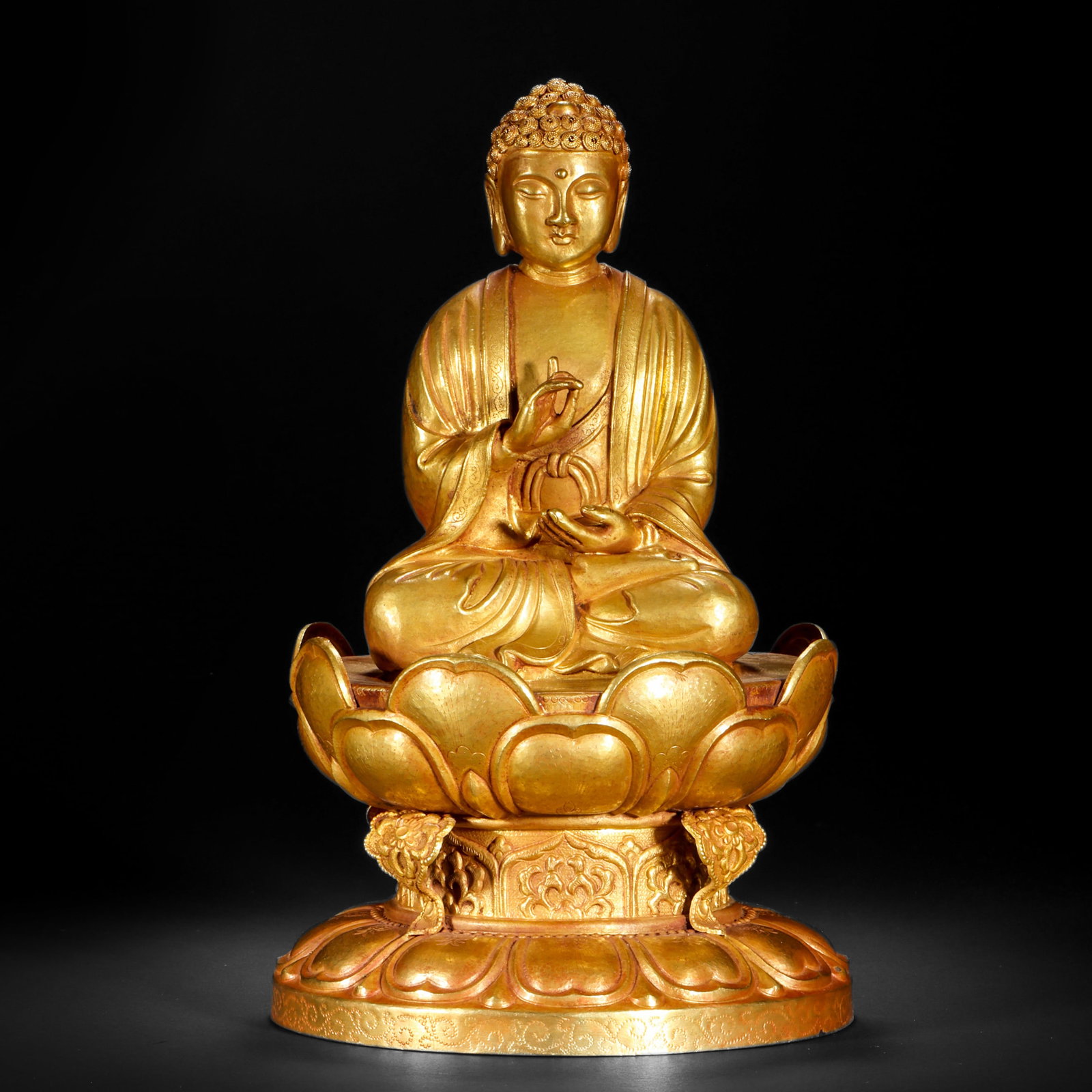 Golden Buddha of the Tang Dynasty (1 of 17)