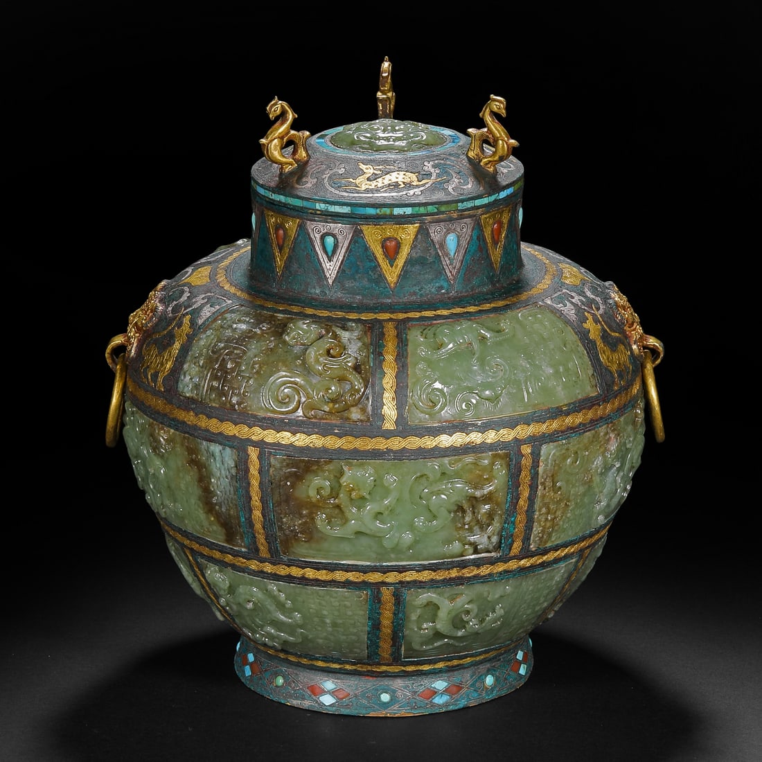 Before the Ming Dynasty, the wrong gold and silver jade pot (1 of 15)