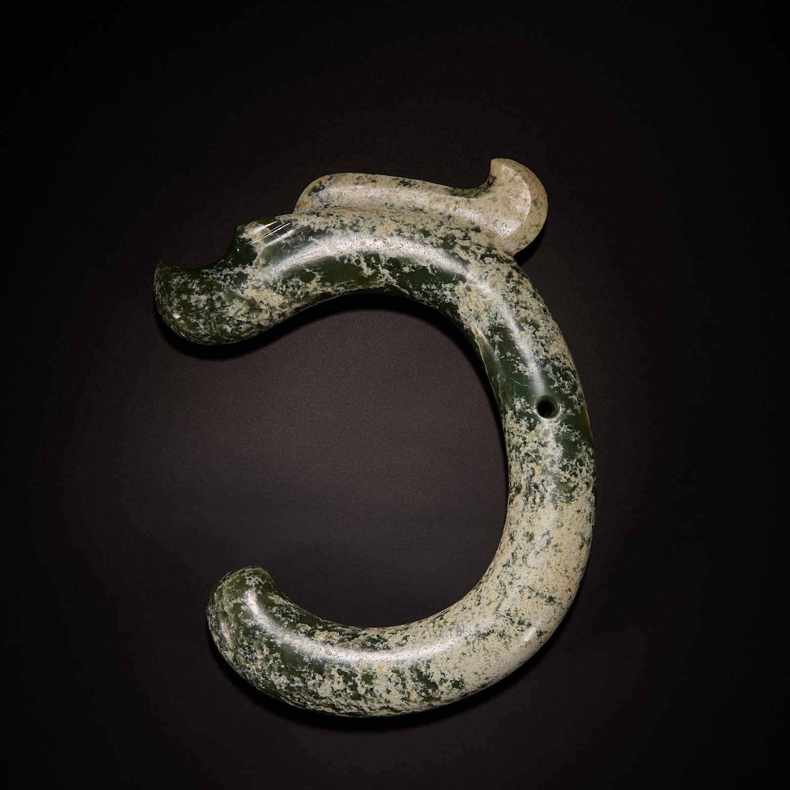 Before the Ming Dynasty Hongshan culture jade C dragon (1 of 8)