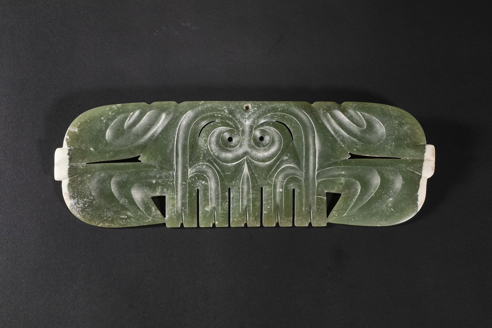 Before the Ming Dynasty, Hetian Jade Gouyunpei: H28cm W9.5cmWeight261g