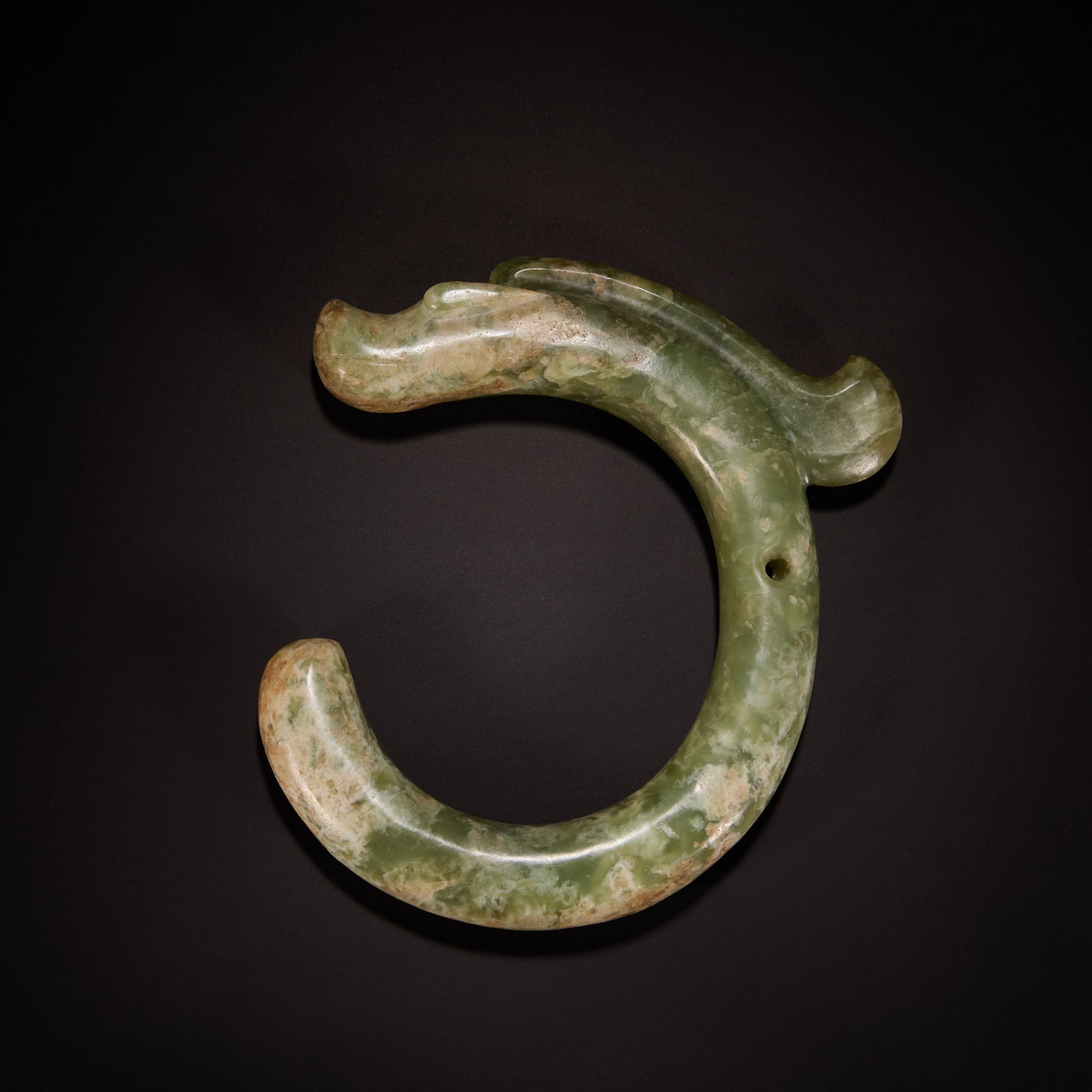 Red Mountain Culture C Dragon Before Ming Dynasty: H 17cm W14 cm