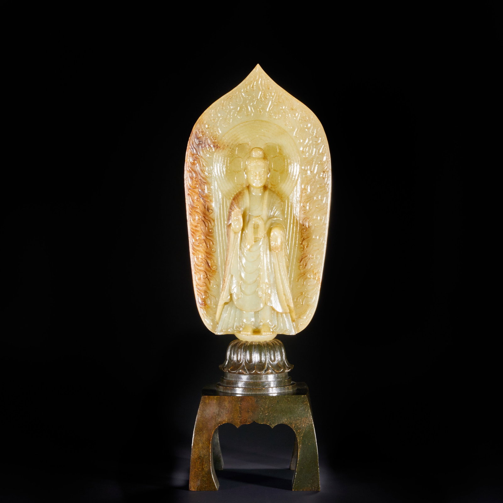 Hetian Jade Buddha Standing Statues Before Ming Dynasty (1 of 16)
