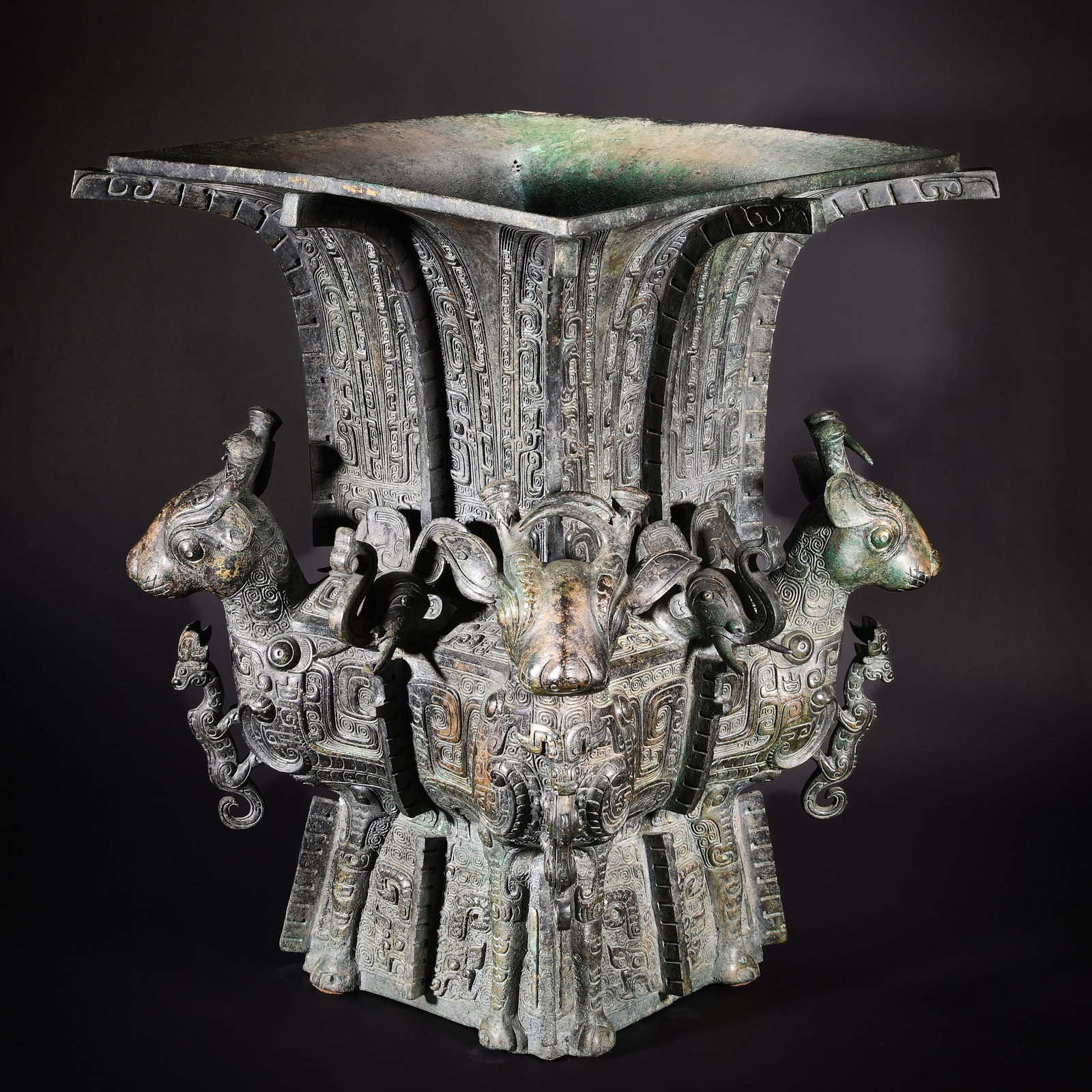 Four Sheep Fang Zun Before Ming Dynasty (1 of 16)