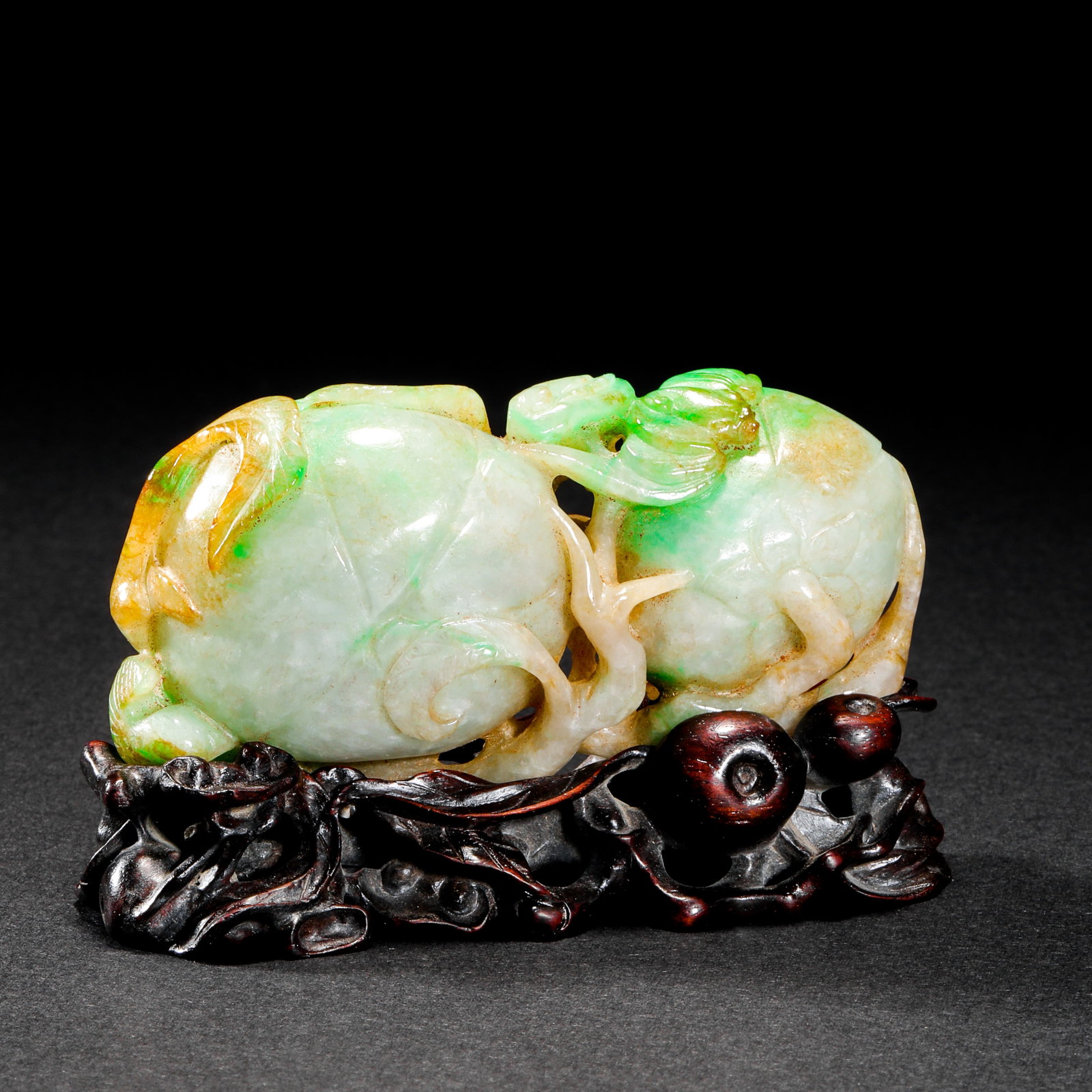 Qing Dynasty Jade Shoutao Baicai (1 of 9)