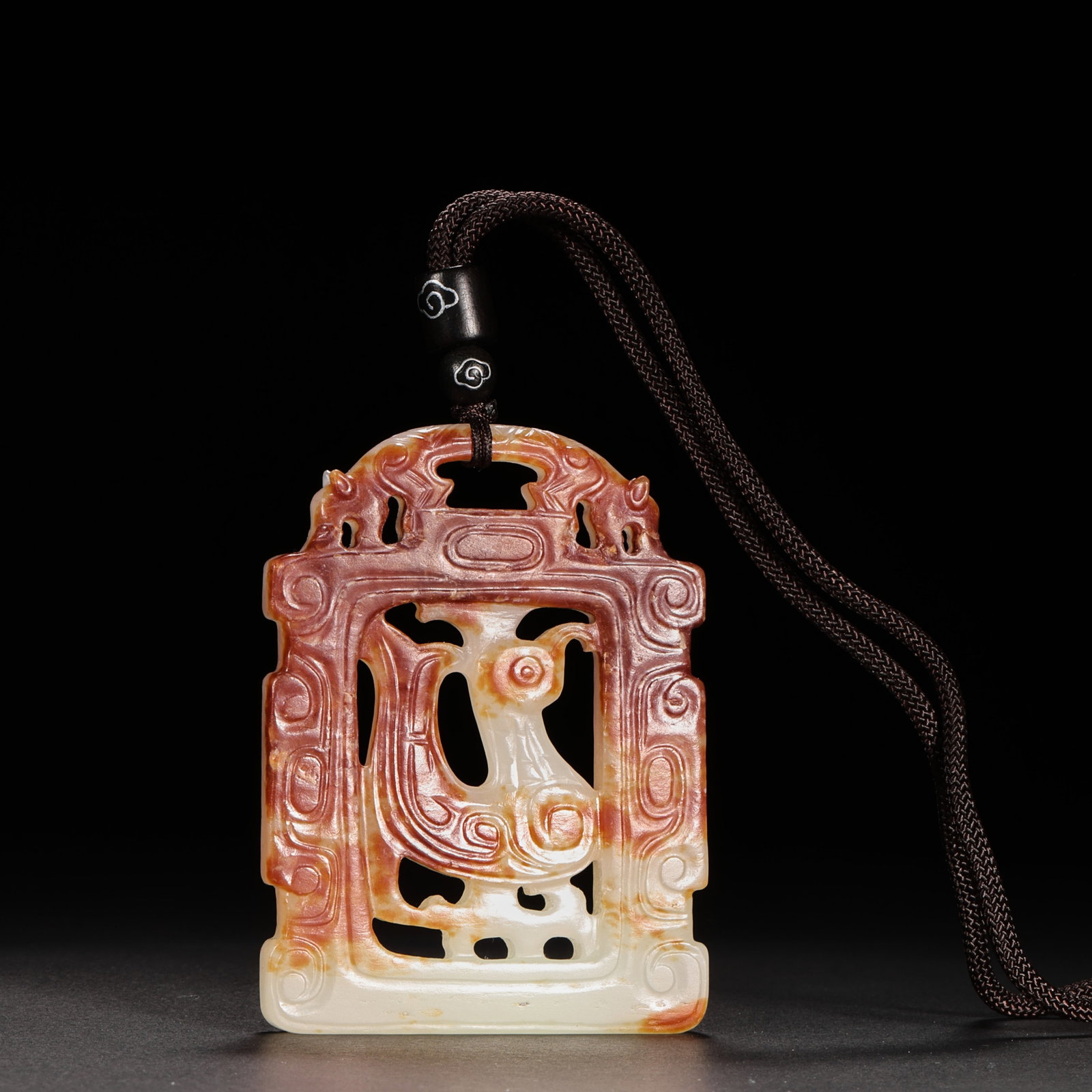 Before the Ming Dynasty, Hetian Jade God Bird Pei: H6.5cm W4.5cm Weight40g